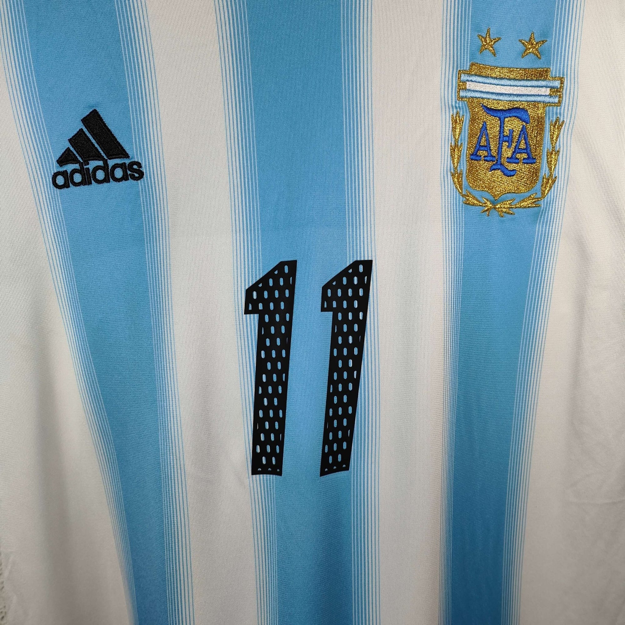 2004 - 05 Argentina Home Shirt Tevez 11 - 9/10 - (L) - Eternal Pitch