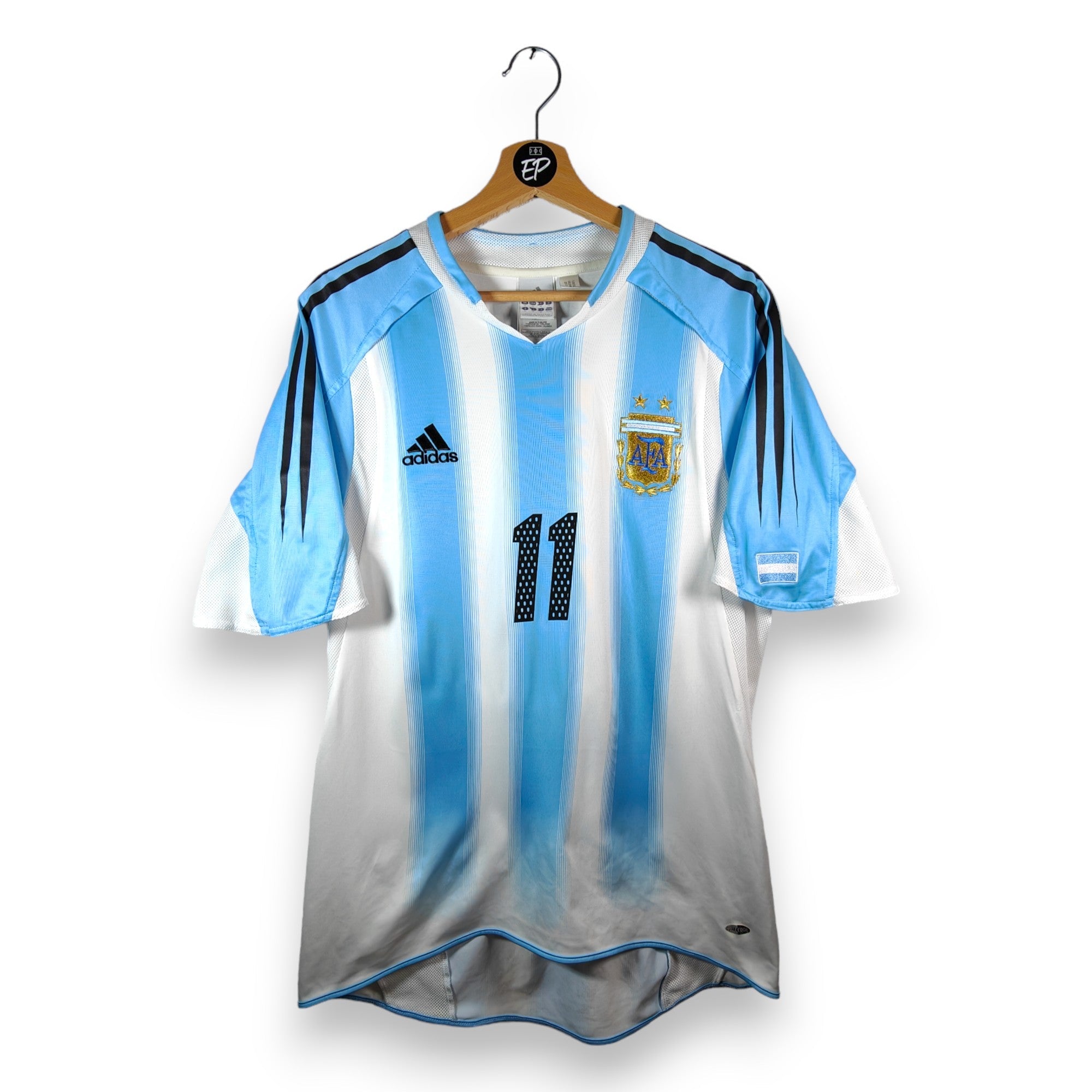 2004 - 05 Argentina Home Shirt Tevez 11 (M) - Eternal Pitch