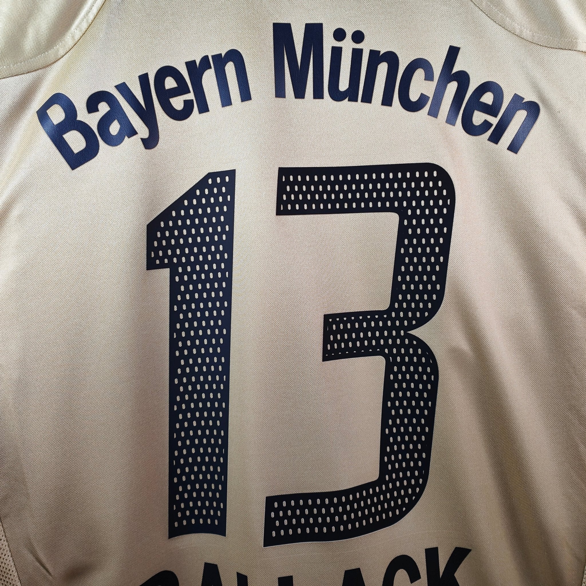 Bayern München Ballack 13 シャツ FC Bayern Munchen 2005 Home Jersey #13 Ballack Adidas Red