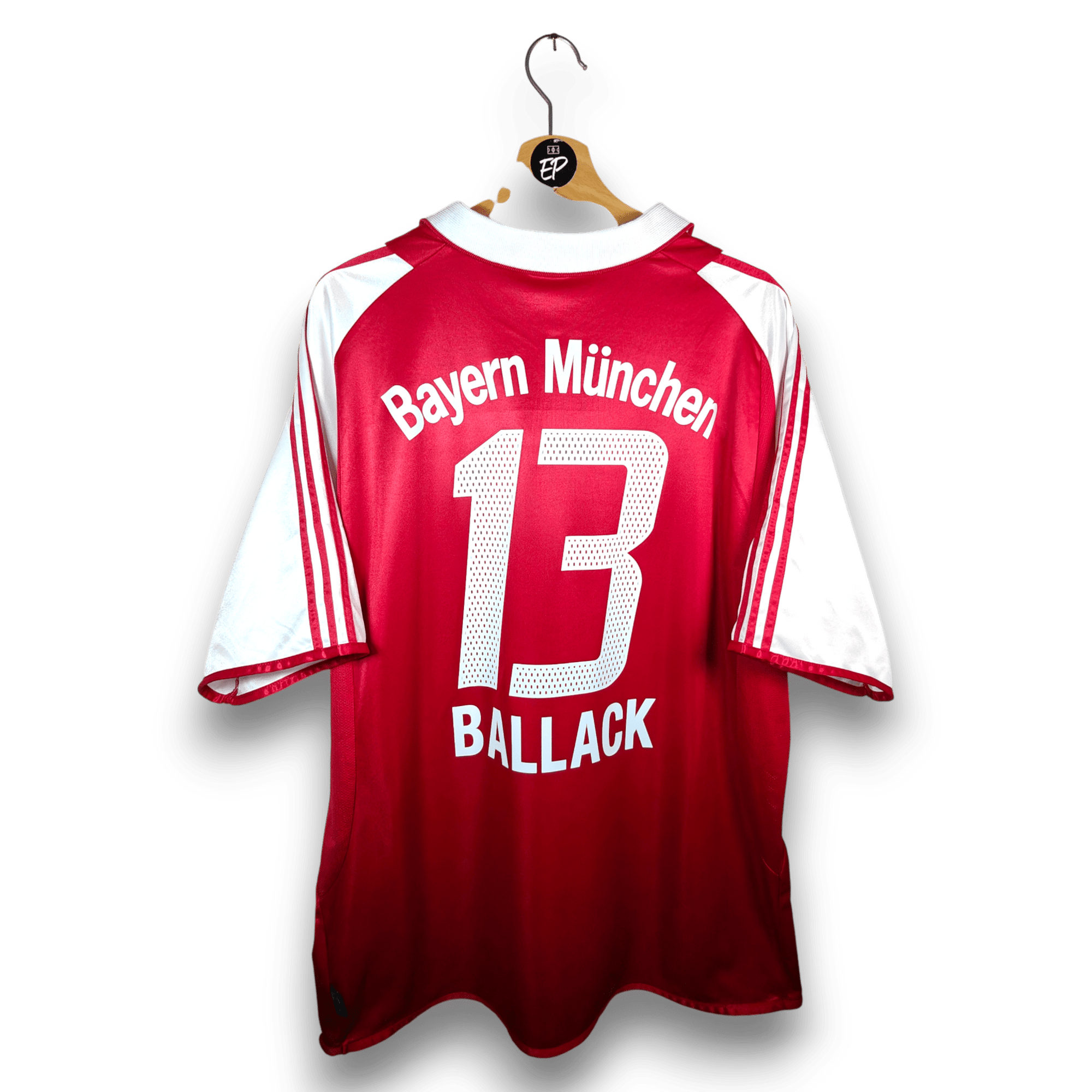 2004 - 05 Bayern Munich Home Shirt Ballack 13 - 9.5/10 - (XL) - Eternal Pitch