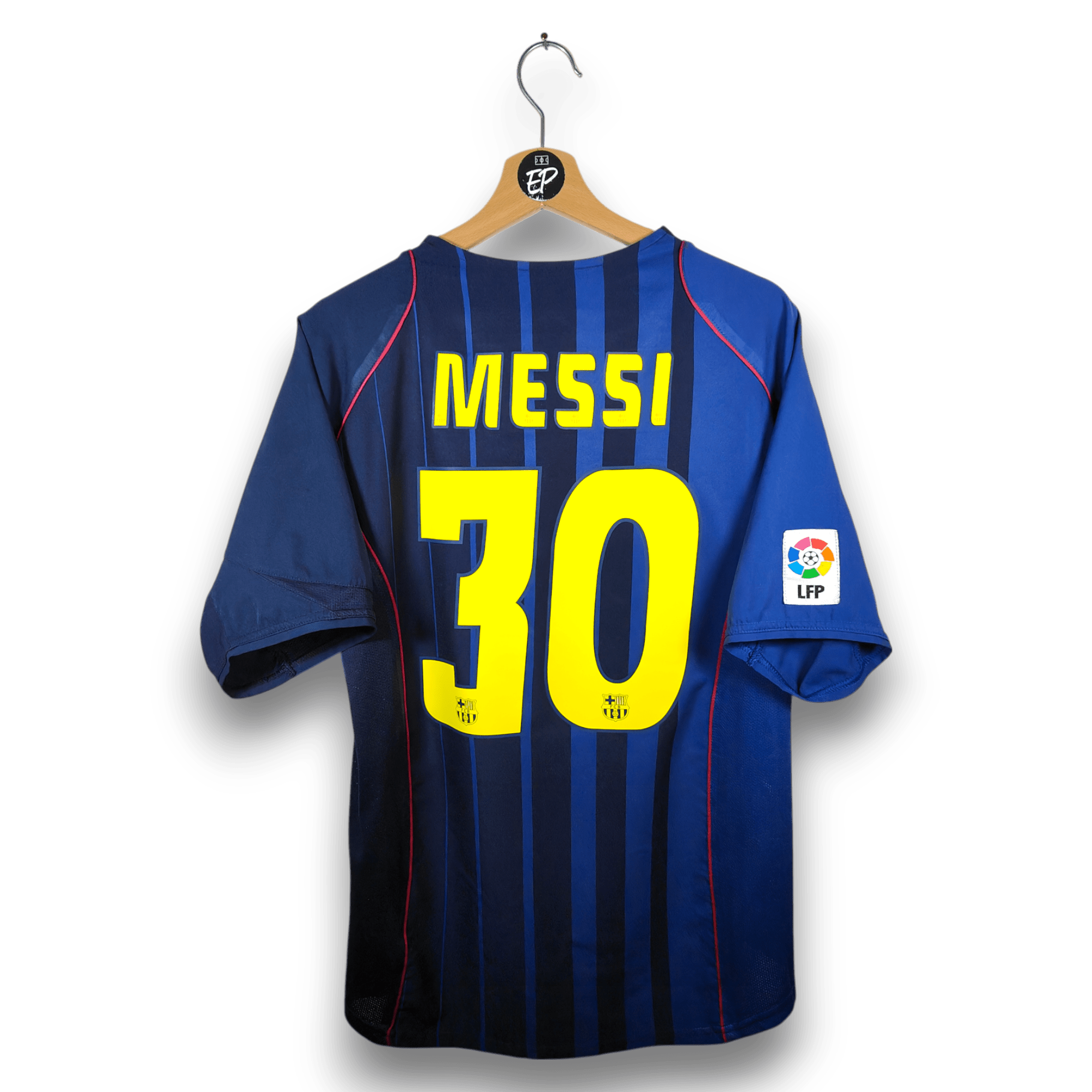 2004 - 05 FC Barcelona Away Shirt Messi 30 - 8/10 - (M) - Eternal Pitch