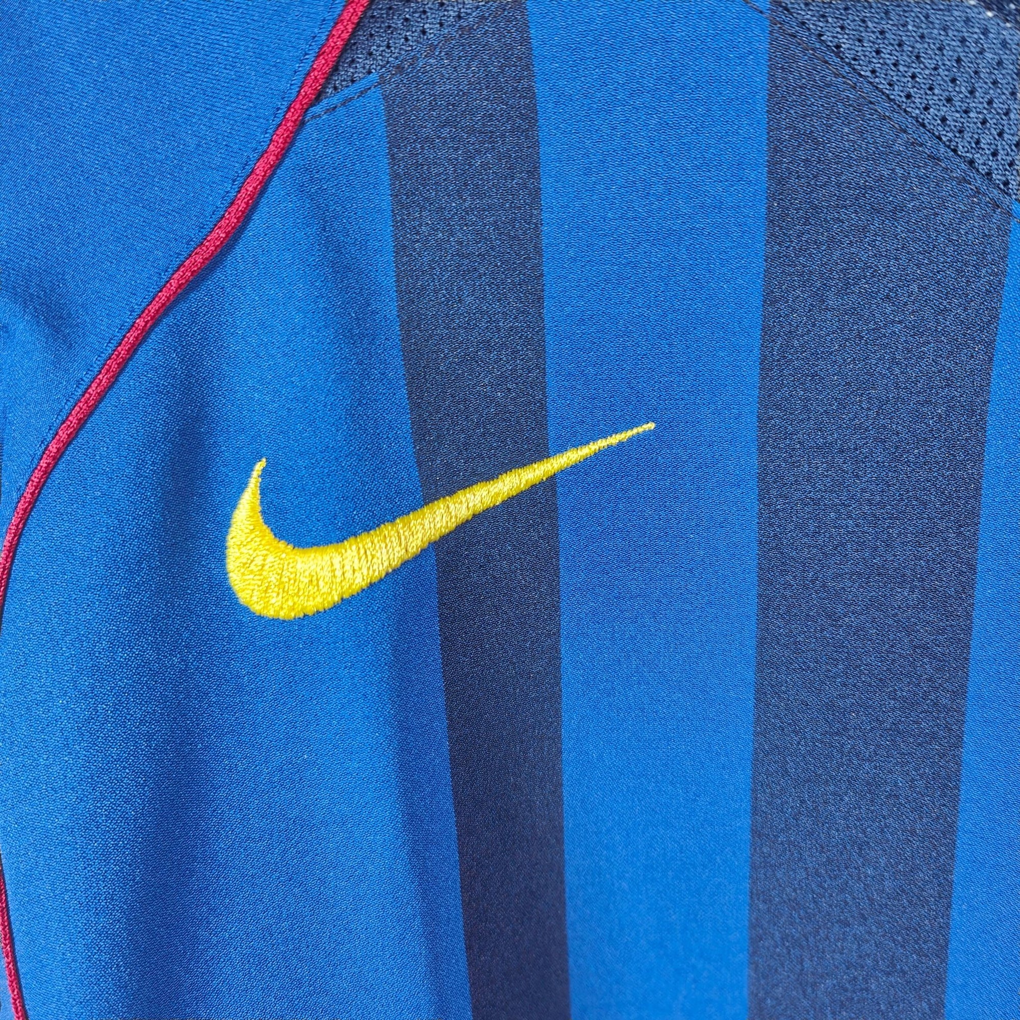 2004 - 05 FC Barcelona Away Shirt Ronaldinho 10 - 9/10 - (S) - Eternal Pitch