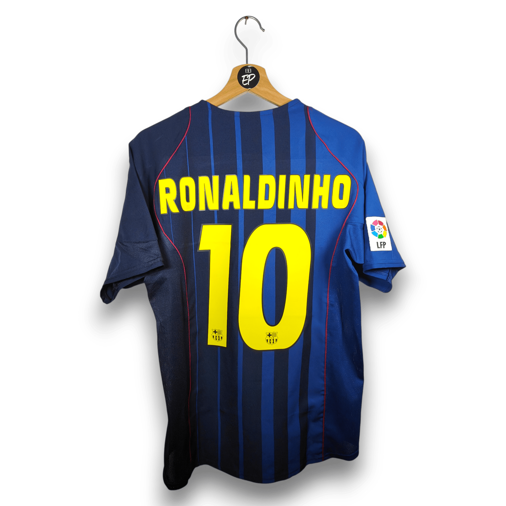 2004 - 05 FC Barcelona Away Shirt Ronaldinho 10 - 9/10 - (S) - Eternal Pitch