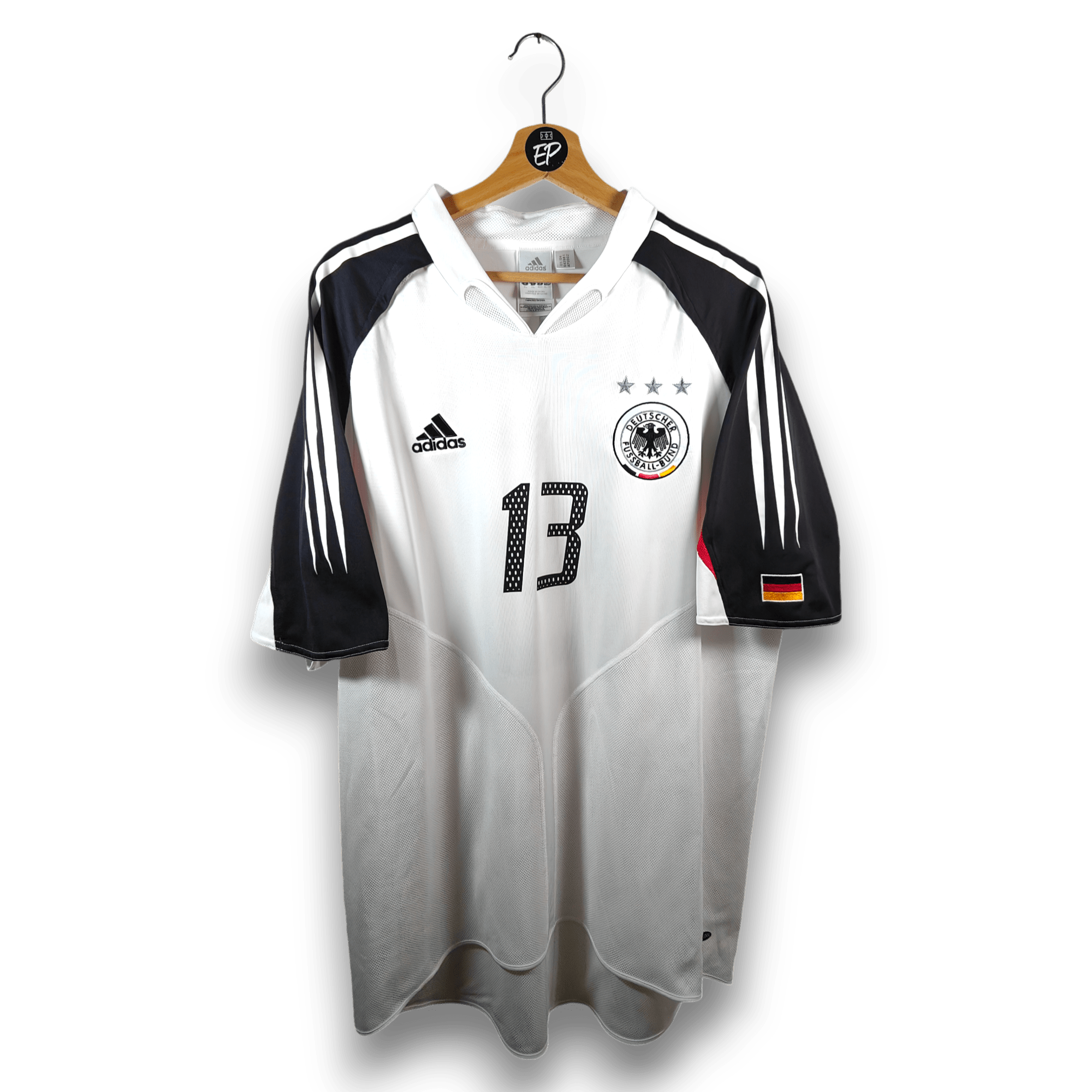 2004 - 05 Germany Home Shirt Ballack 13 - 8.5/10 - (XL) - Eternal Pitch