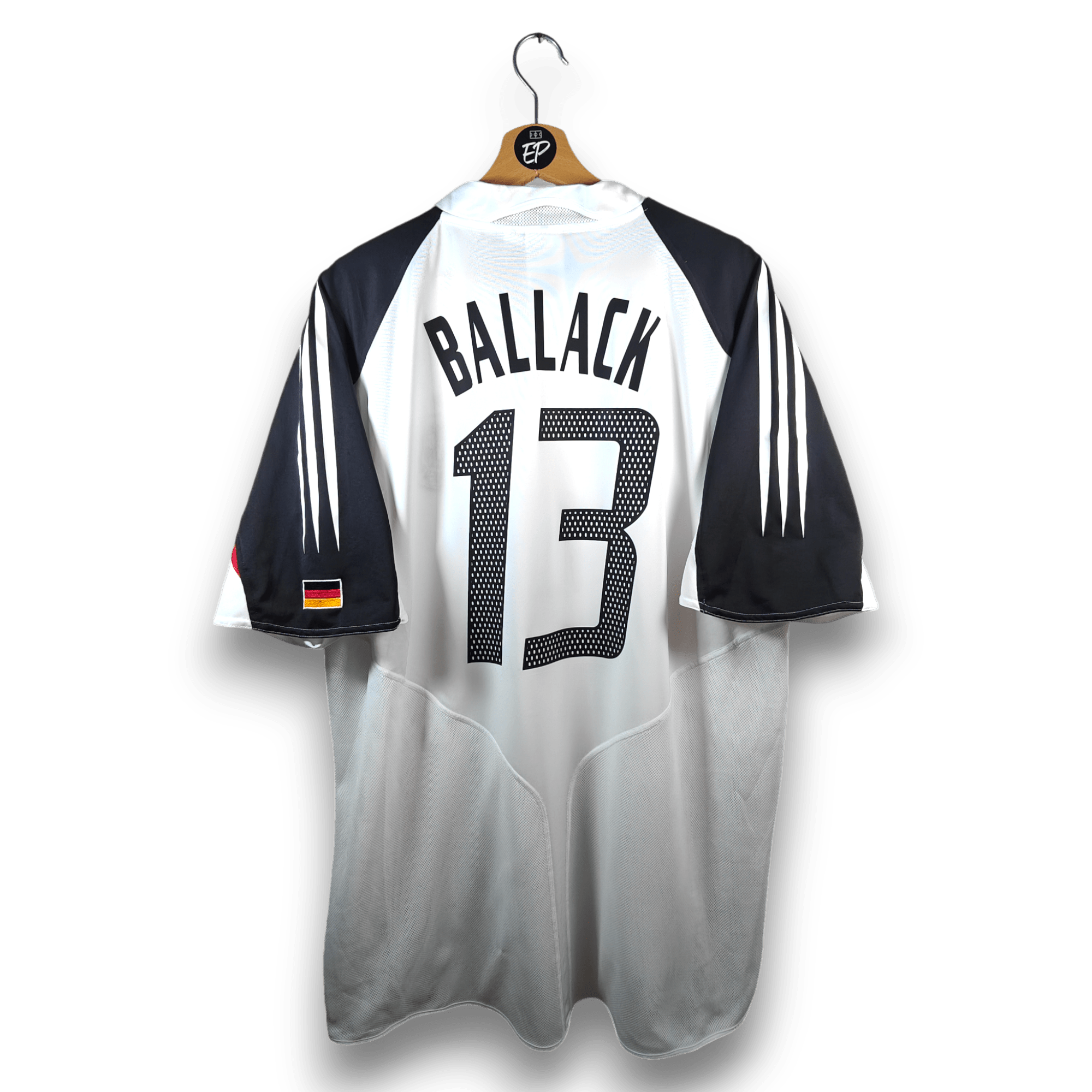 2004 - 05 Germany Home Shirt Ballack 13 - 8.5/10 - (XL) - Eternal Pitch