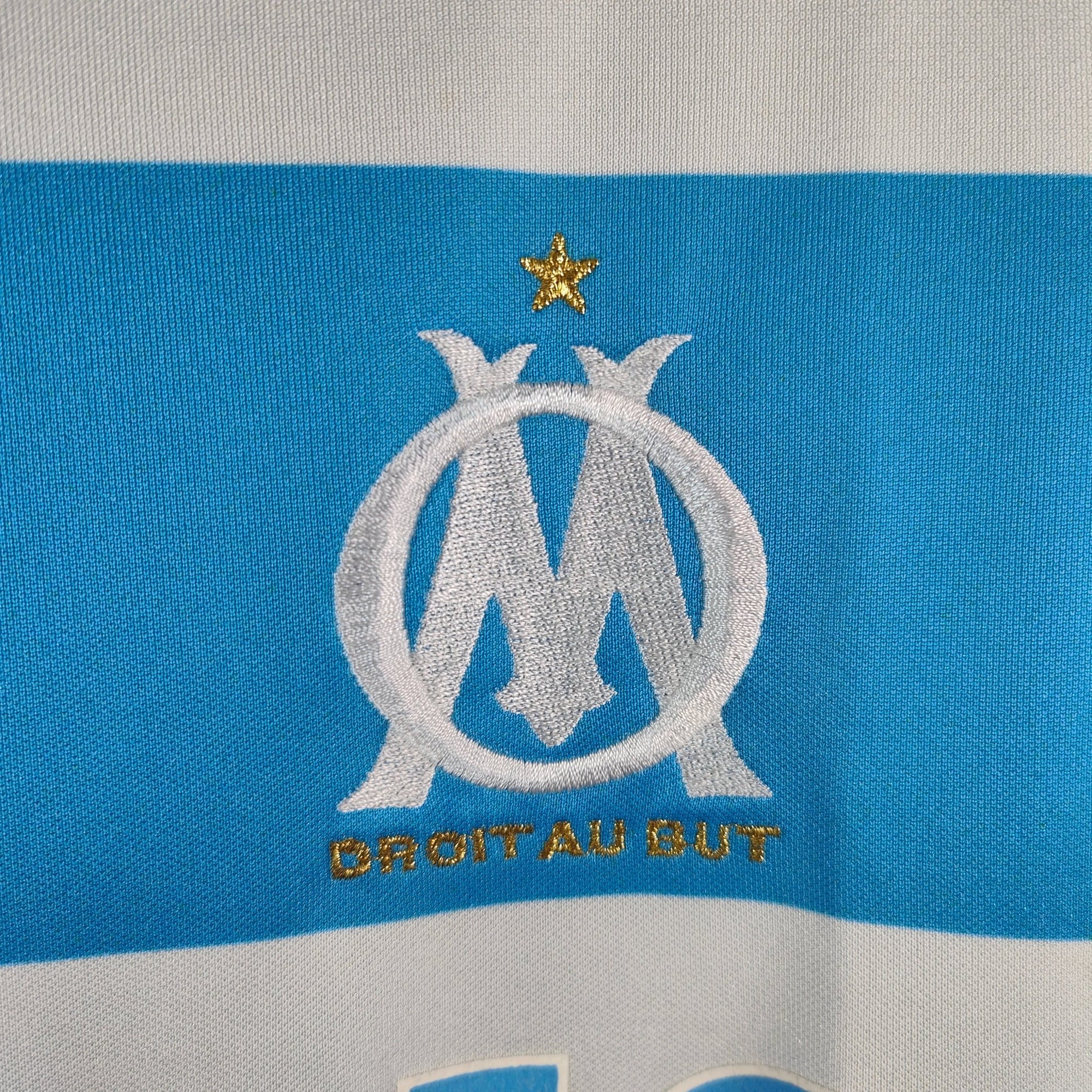 2004 - 05 Olympique Marseille Home LS Shirt Nasri 22 - 9/10 - (M) - Eternal Pitch