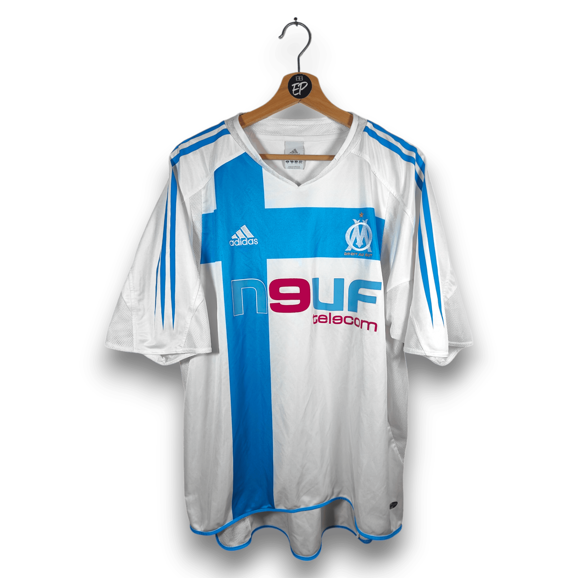 2004 - 05 Olympique Marseille Home Shirt - 9.5/10 - (XL) - Eternal Pitch