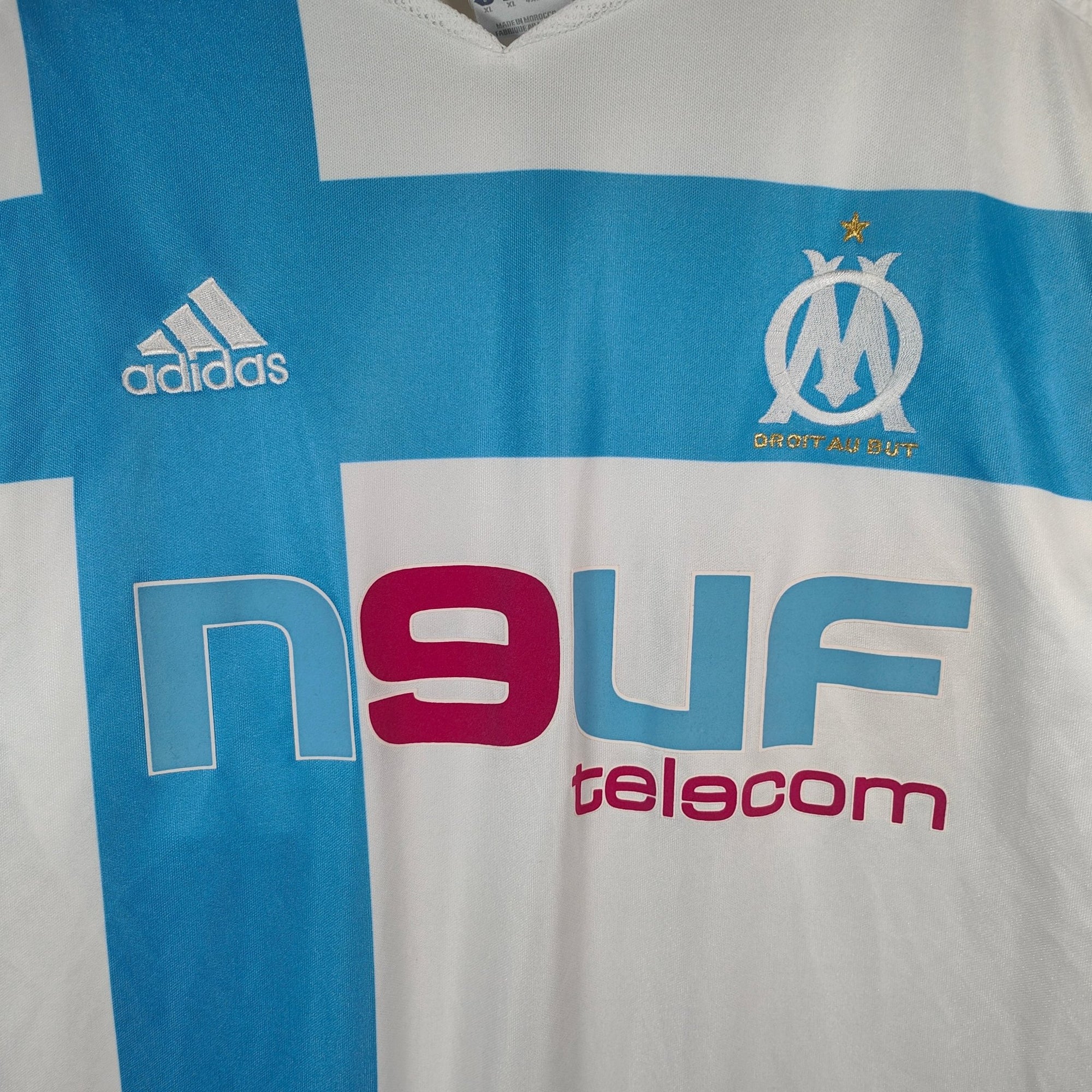 2004 - 05 Olympique Marseille Home Shirt - 9.5/10 - (XL) - Eternal Pitch