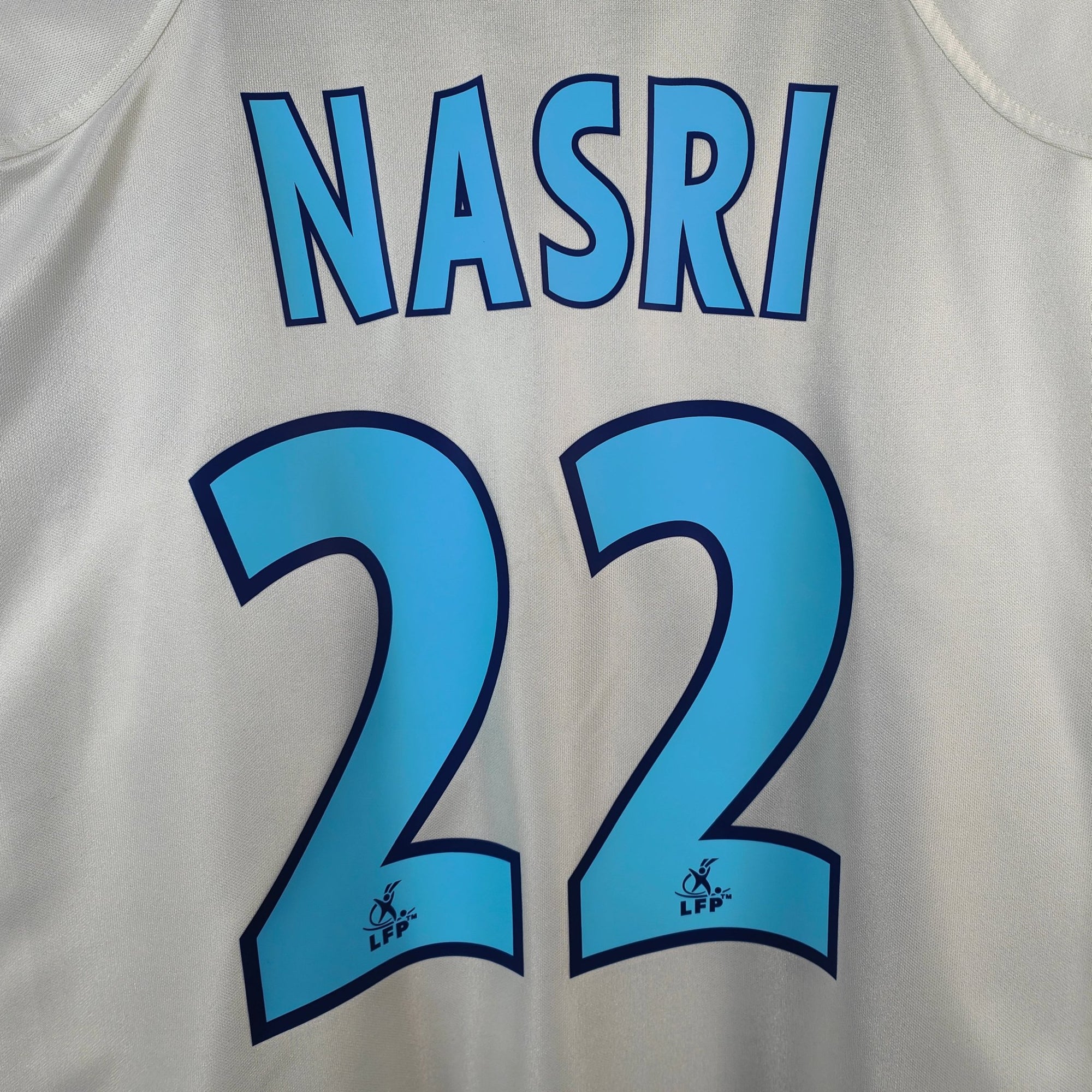 2004 - 05 Olympique Marseille Home Shirt Nasri 22 - 7/10 - (L) - Eternal Pitch