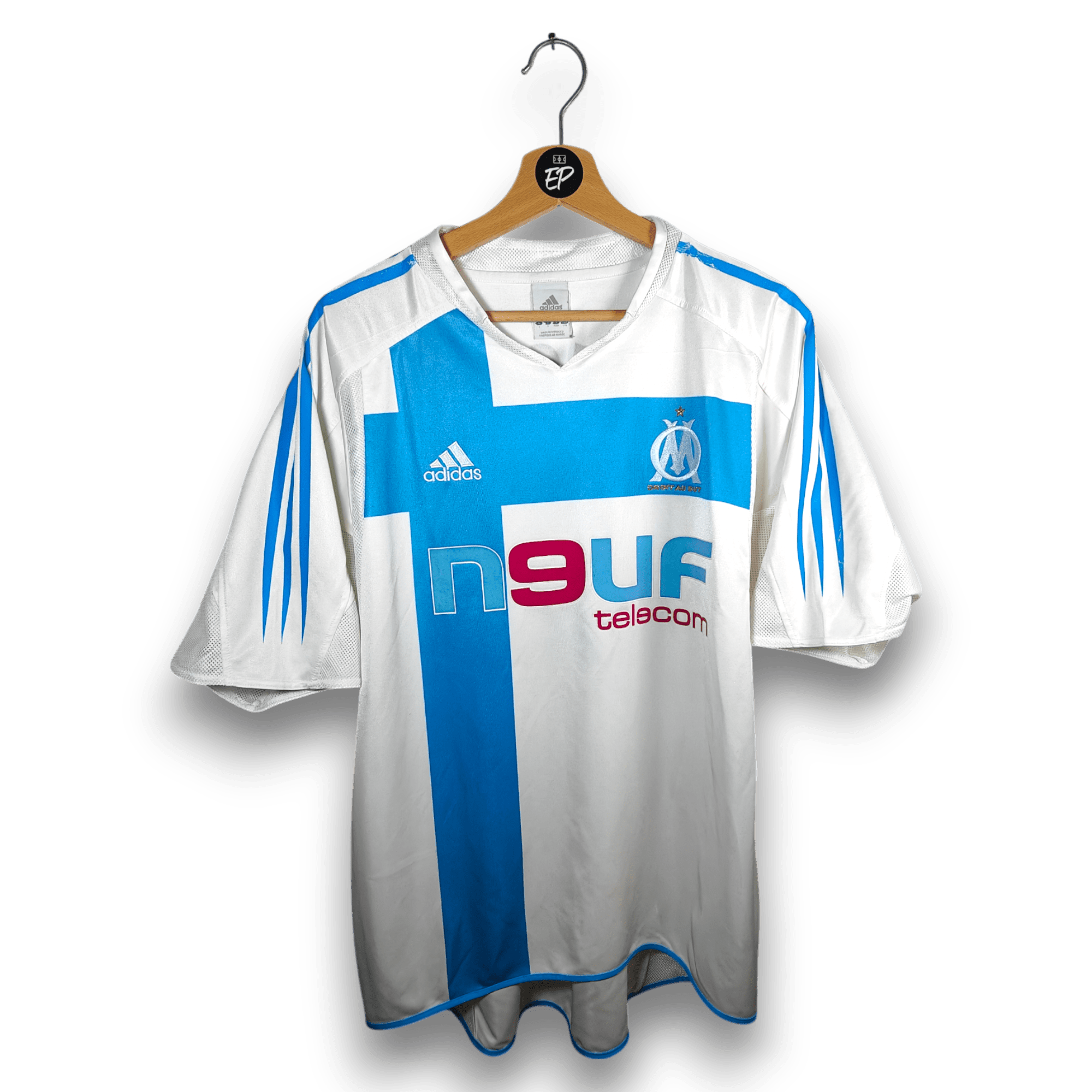 2004 - 05 Olympique Marseille Home Shirt Nasri 22 - 7/10 - (L) - Eternal Pitch