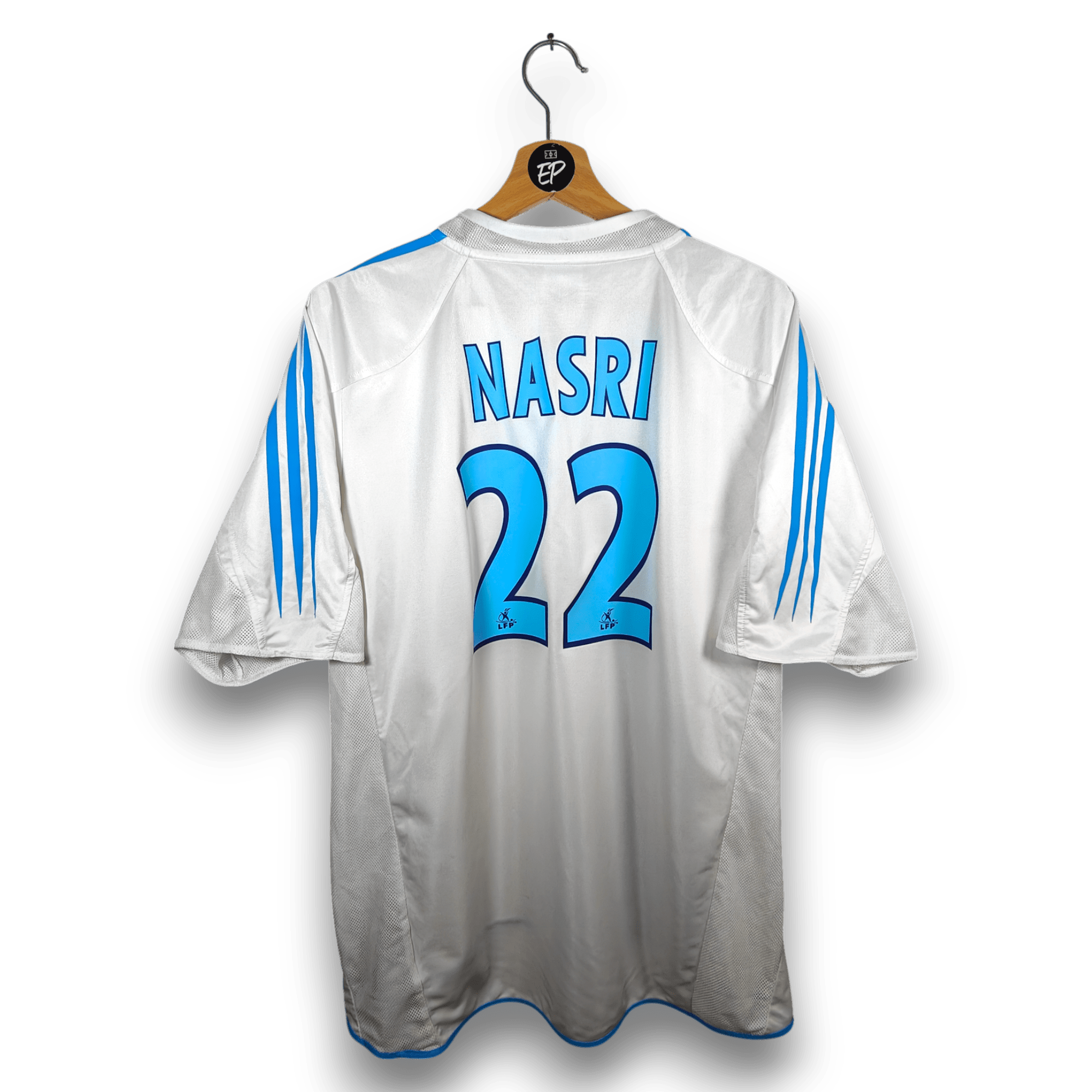 2004 - 05 Olympique Marseille Home Shirt Nasri 22 - 8.5/10 - (XL) - Eternal Pitch
