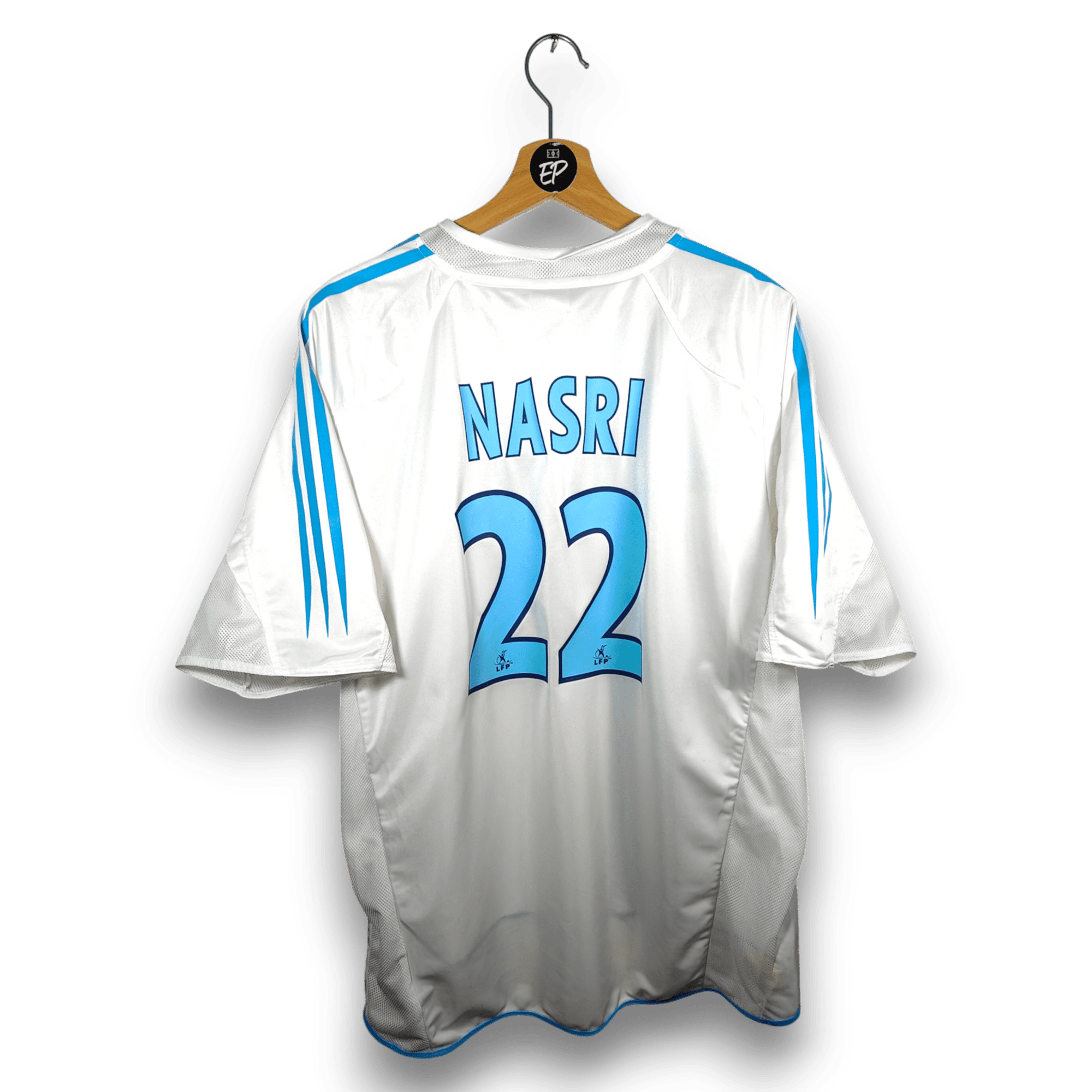2004 - 05 Olympique Marseille Home Shirt Nasri 22 - 8.5/10 - (XL) - Eternal Pitch