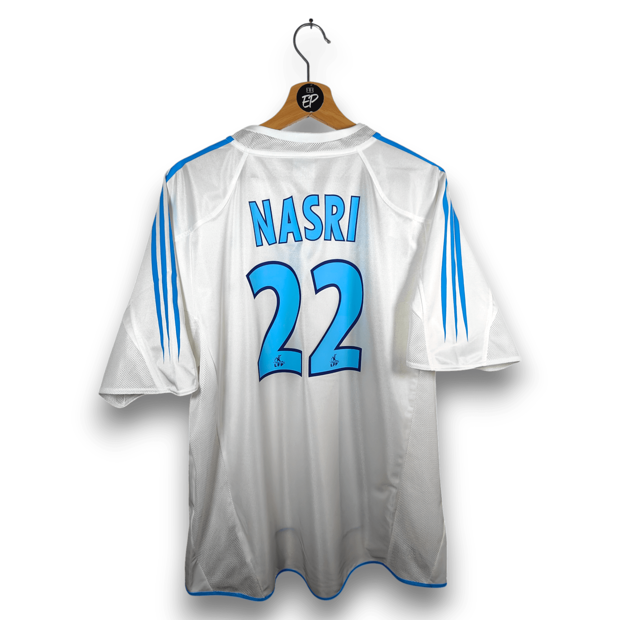 2004 - 05 Olympique Marseille Home Shirt Nasri 22 - 9/10 - (M) - Eternal Pitch