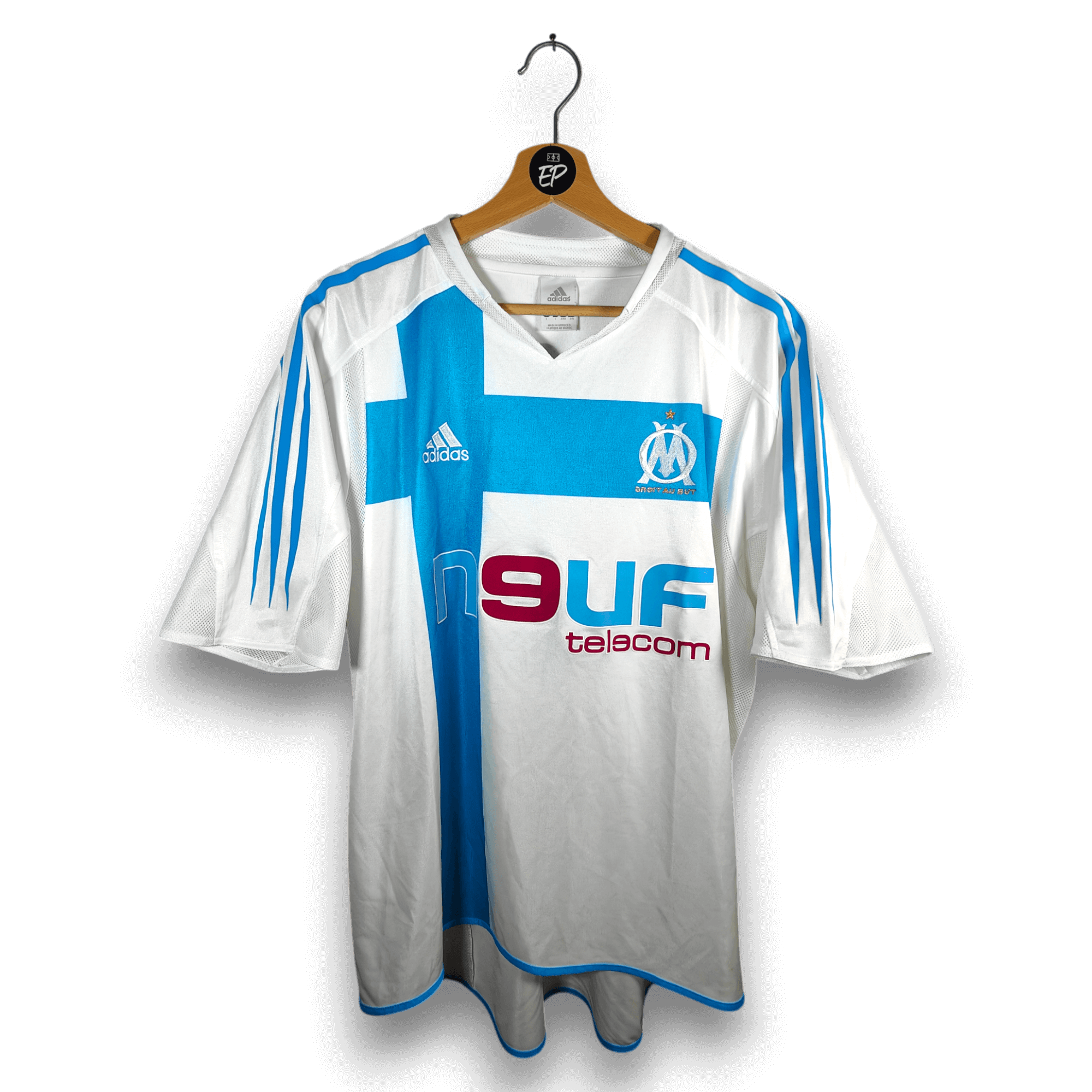 2004 - 05 Olympique Marseille Home Shirt Nasri 22 - 9.5/10 - (L) - Eternal Pitch