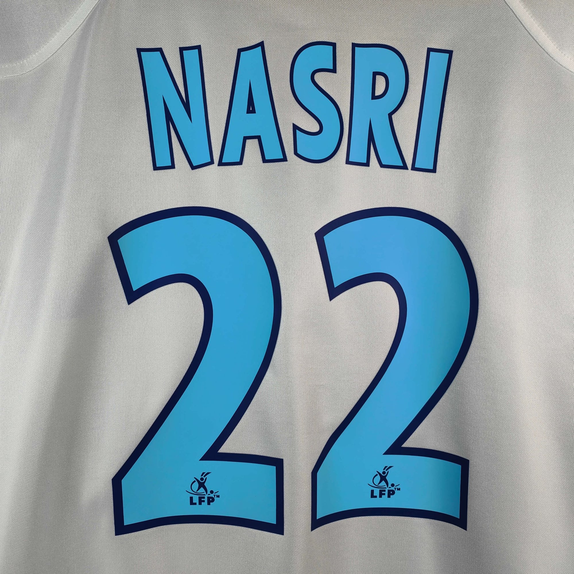 2004 - 05 Olympique Marseille Home Shirt Nasri 22 - 9.5/10 - (L) - Eternal Pitch