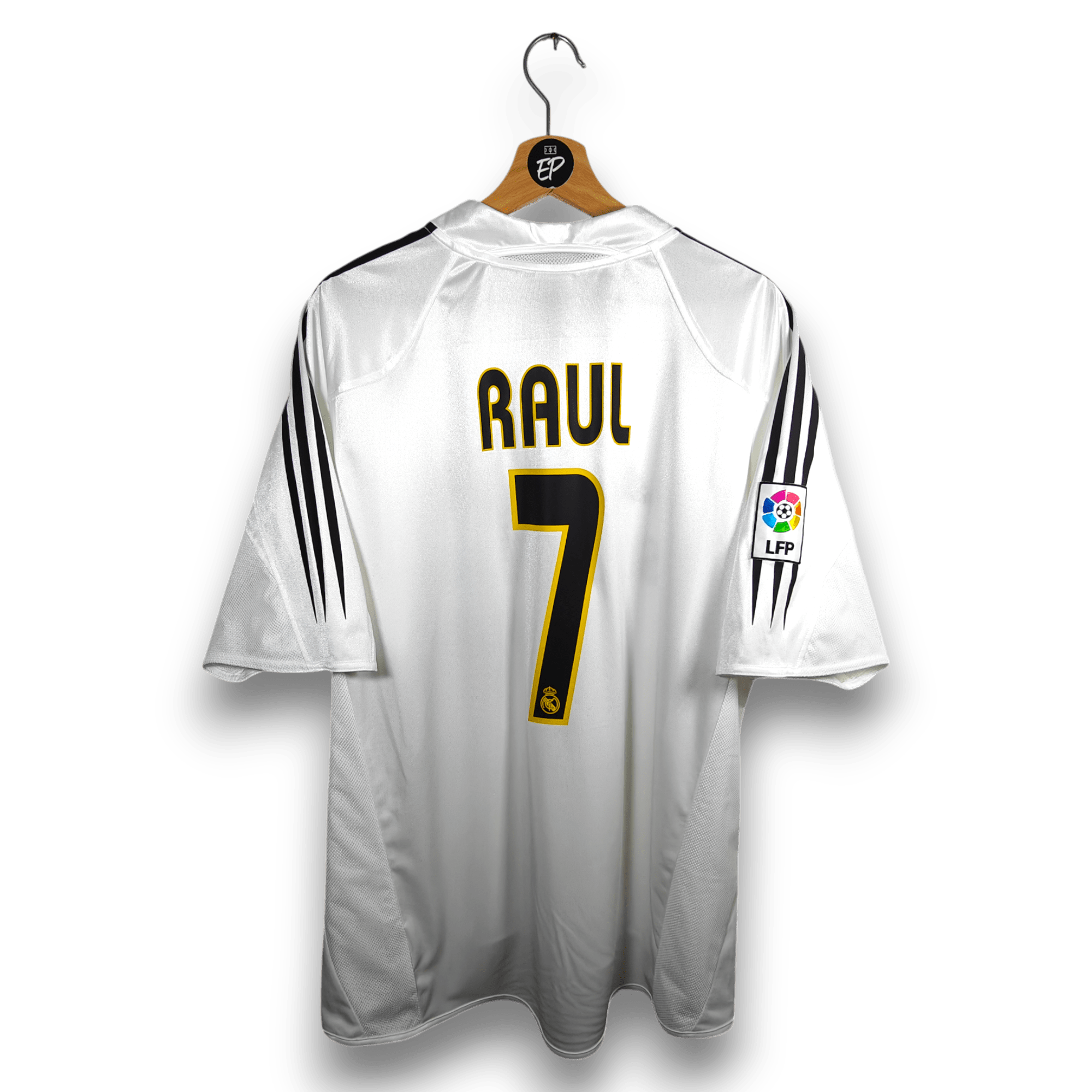 2004 - 05 Real Madrid Home Shirt Raul 7 - 8.5/10 - (XL) - Eternal Pitch
