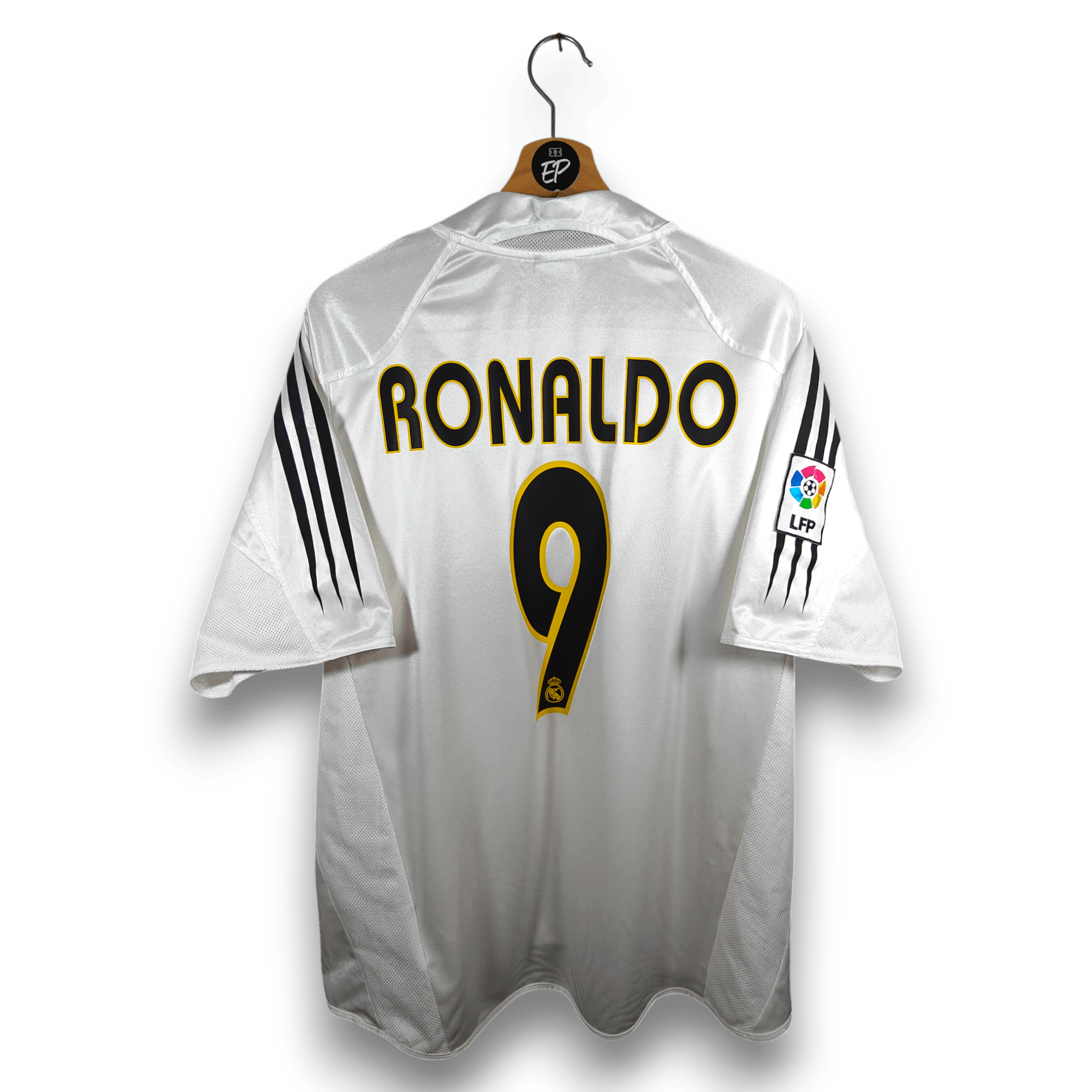 2004 - 05 Real Madrid Home Shirt Ronaldo 9 - 8.5/10 - (L) - Eternal Pitch