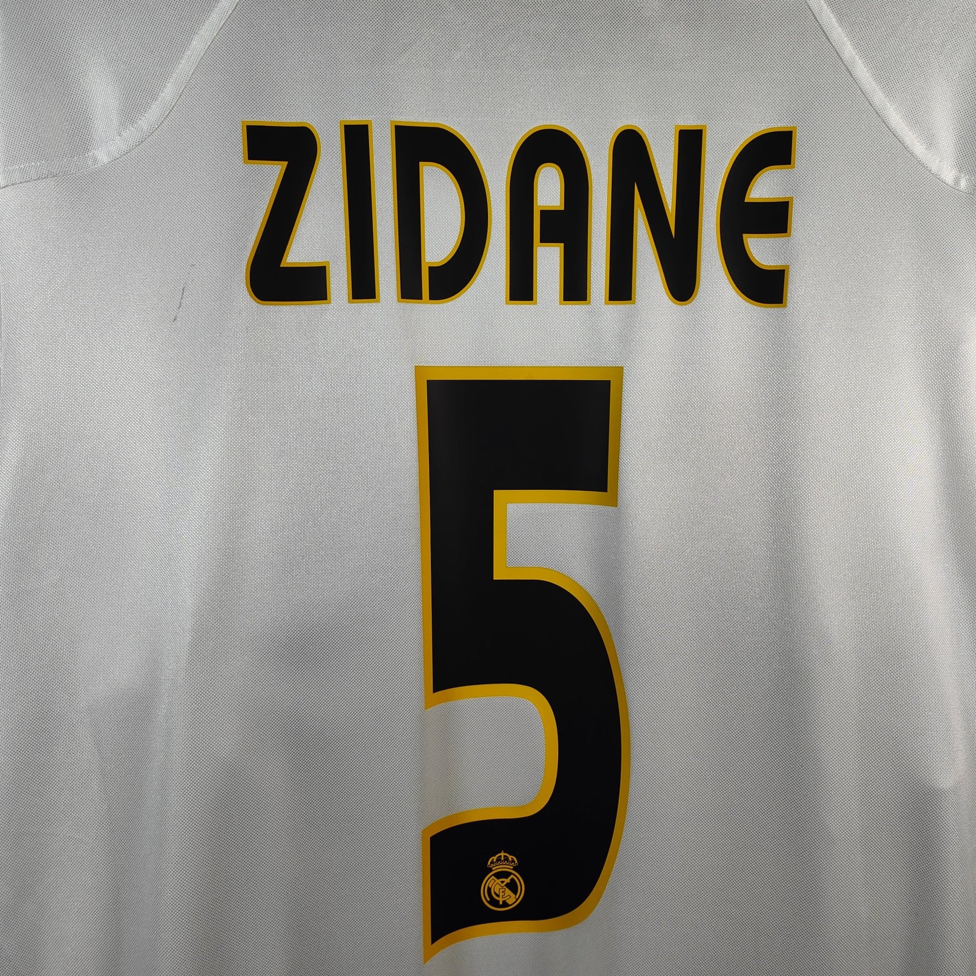 2004 - 05 Real Madrid Home Shirt Zidane 5 - 8.5/10 - (XL) - Eternal Pitch