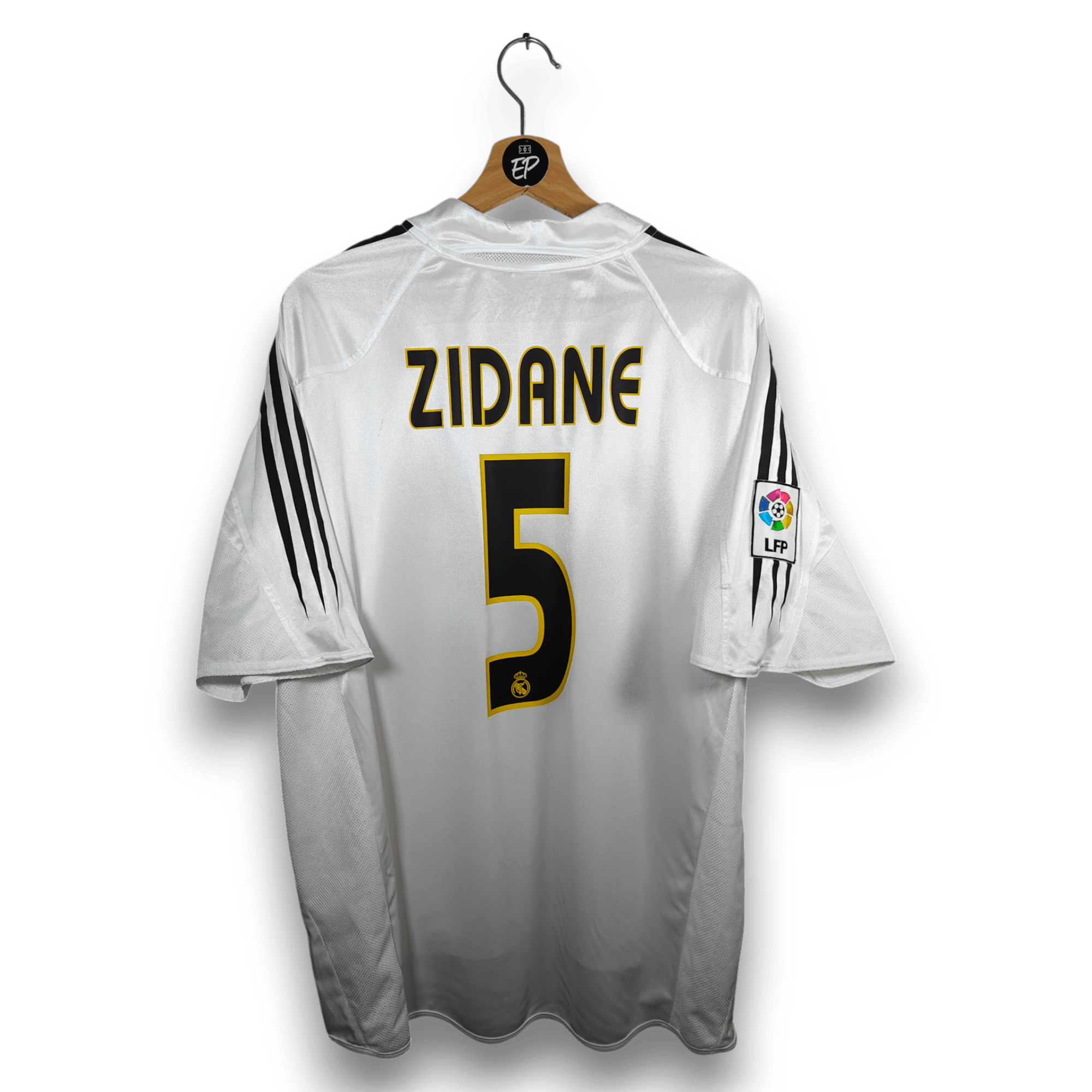 2004 - 05 Real Madrid Home Shirt Zidane 5 - 8.5/10 - (XL) - Eternal Pitch