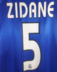 2004 - 05 Real Madrid Third Shirt Zidane 5 - 7.5/10 - (L) - Eternal Pitch