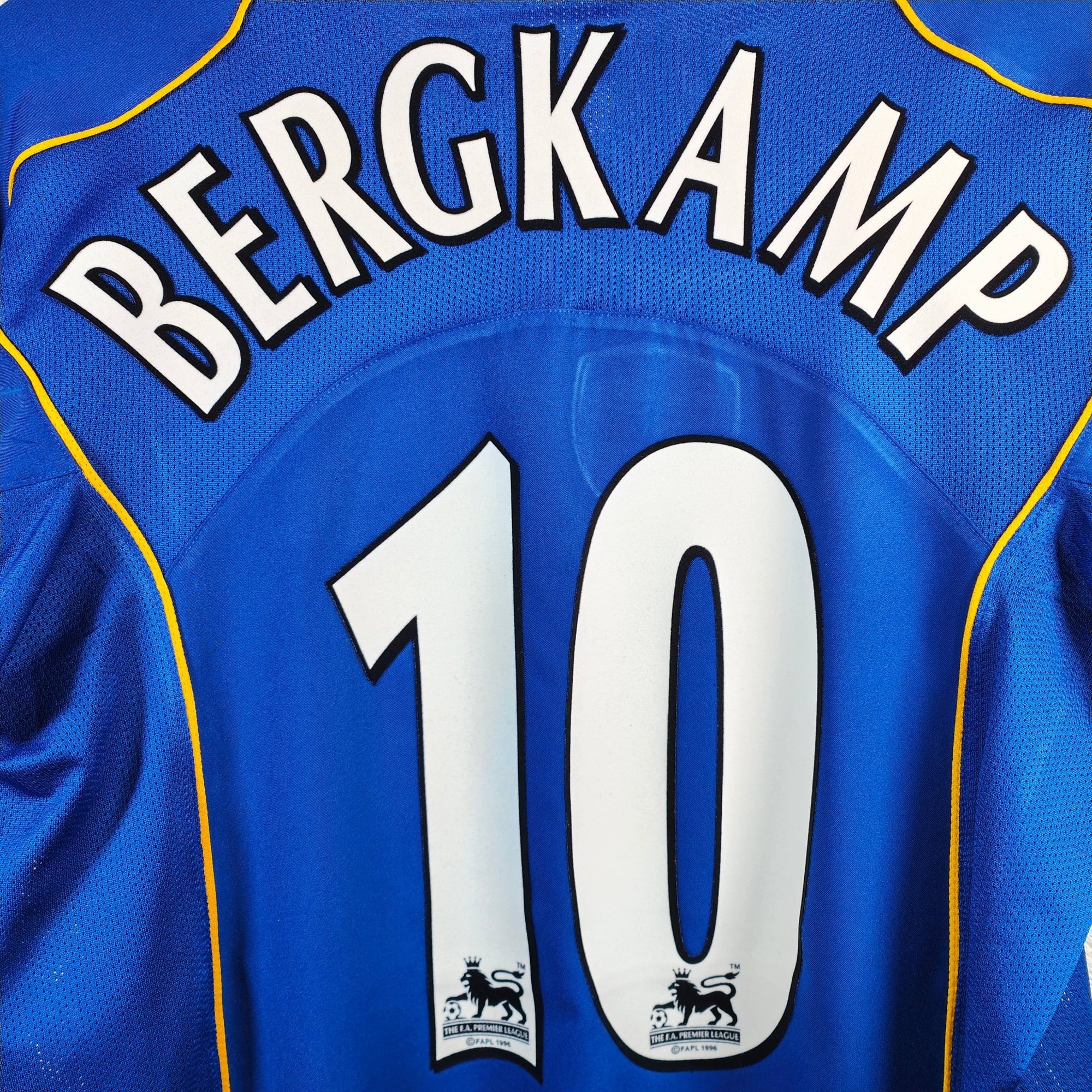 2004 - 06 Arsenal Away Shirt Bergkamp 10 - 7/10 - (M) - Eternal Pitch