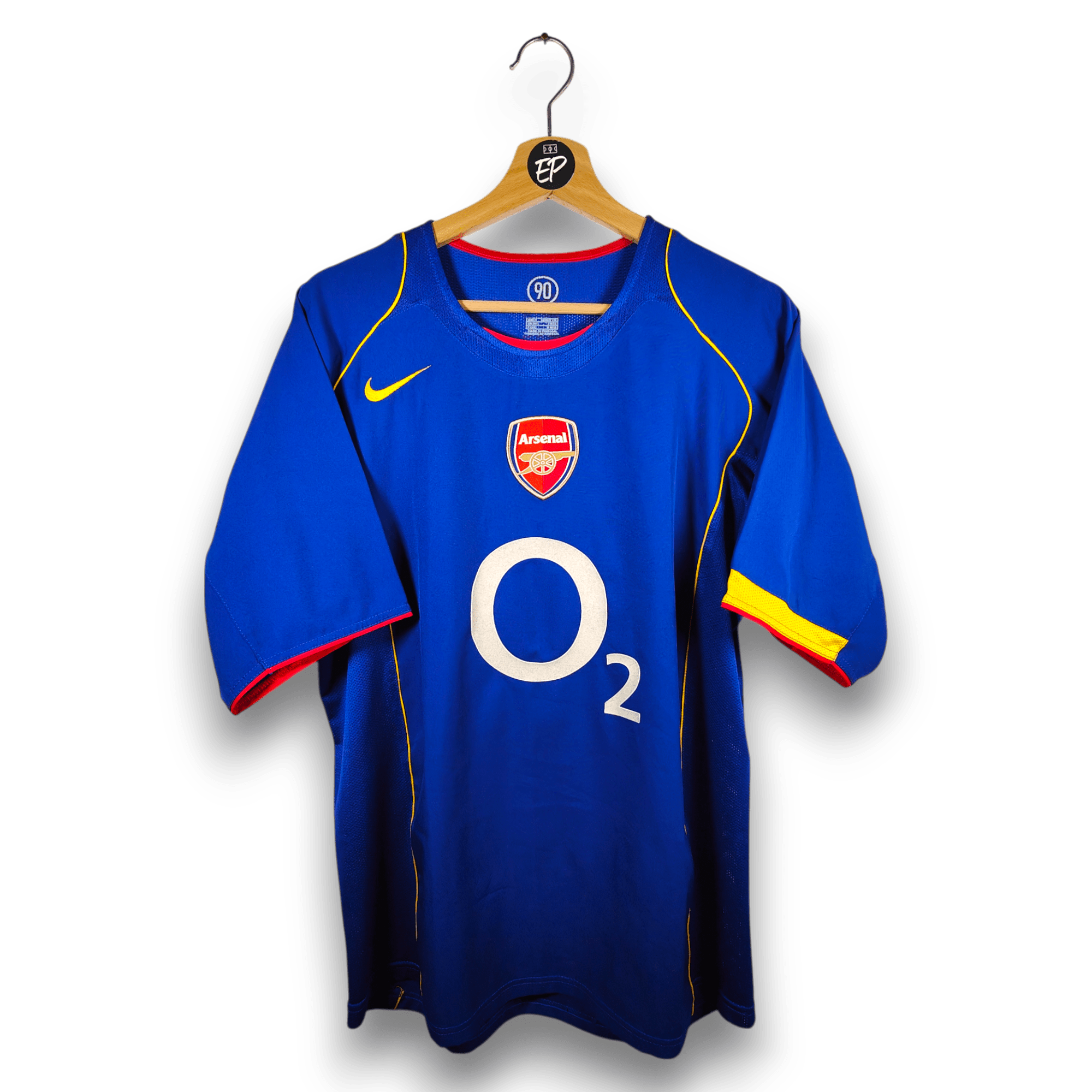 2004 - 06 Arsenal Away Shirt Bergkamp 10 - 9/10 - (M) - Eternal Pitch