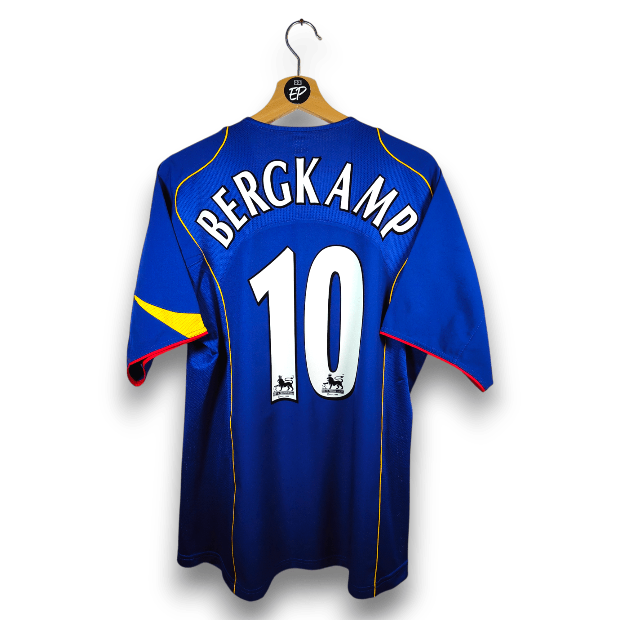 2004 - 06 Arsenal Away Shirt Bergkamp 10 - 9/10 - (M) - Eternal Pitch