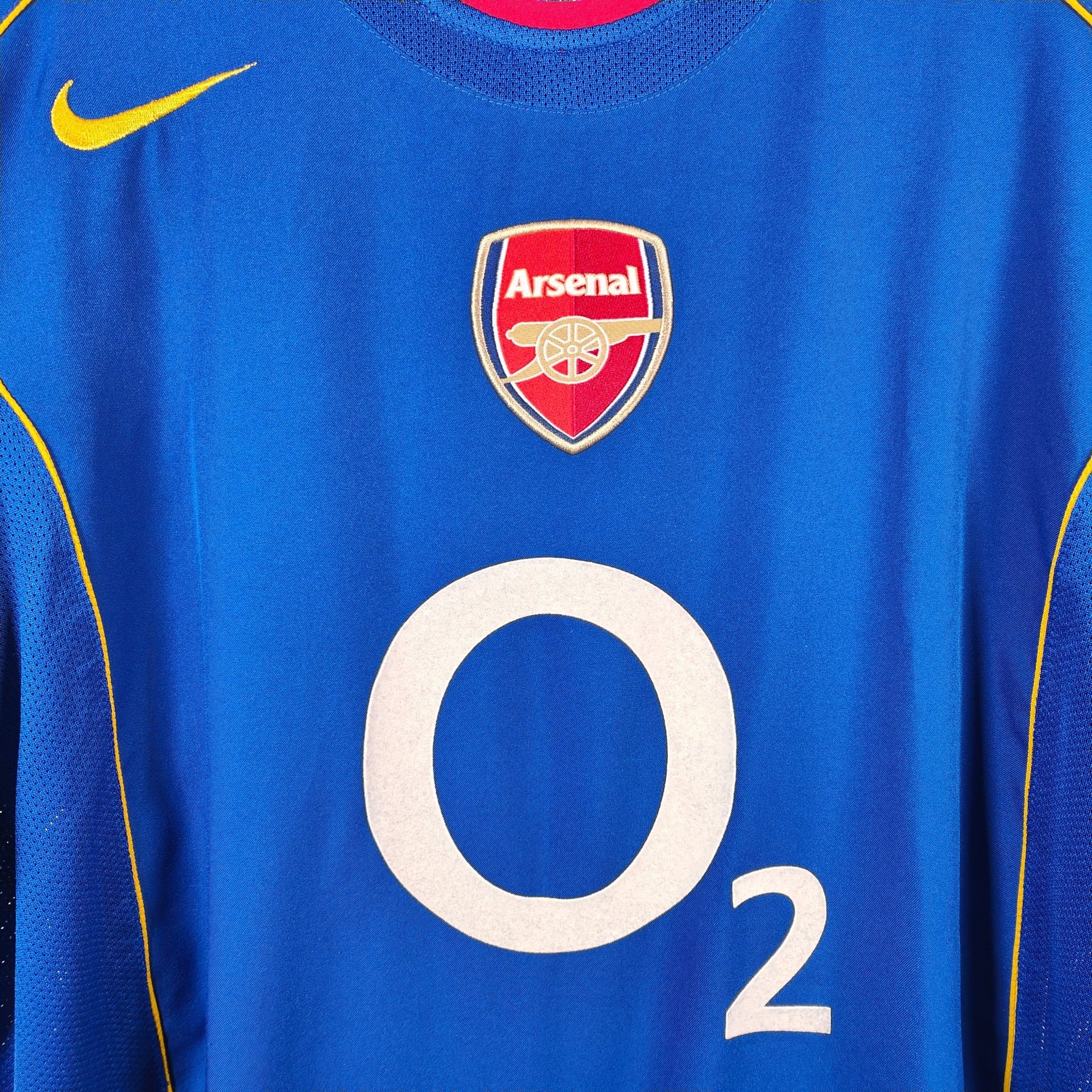 2004 - 06 Arsenal Away Shirt Bergkamp 10 - 9/10 - (M) - Eternal Pitch