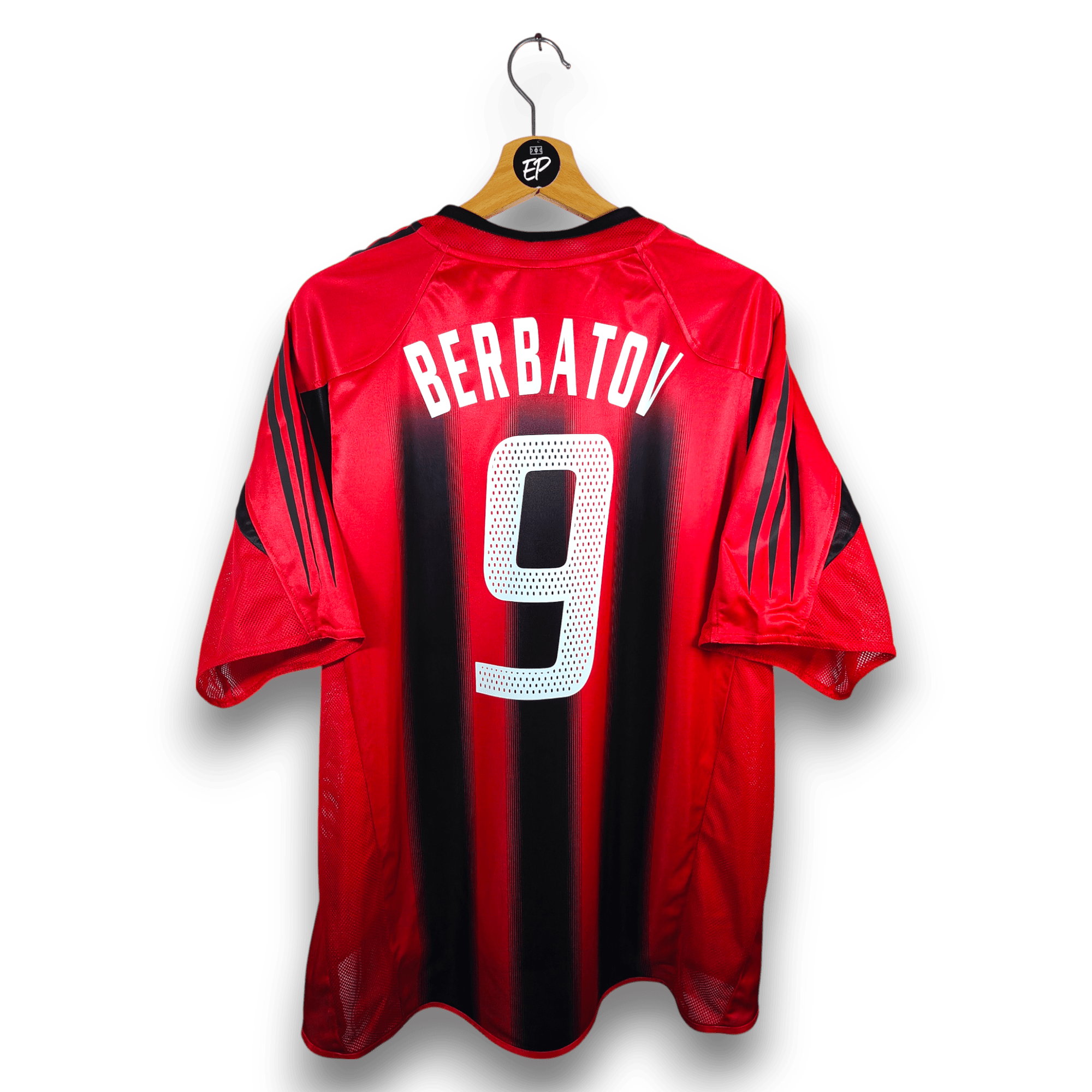 2004 - 06 Bayer Leverkusen Home Shirt Berbatov 9 - 9.5/10 - (L) - Eternal Pitch