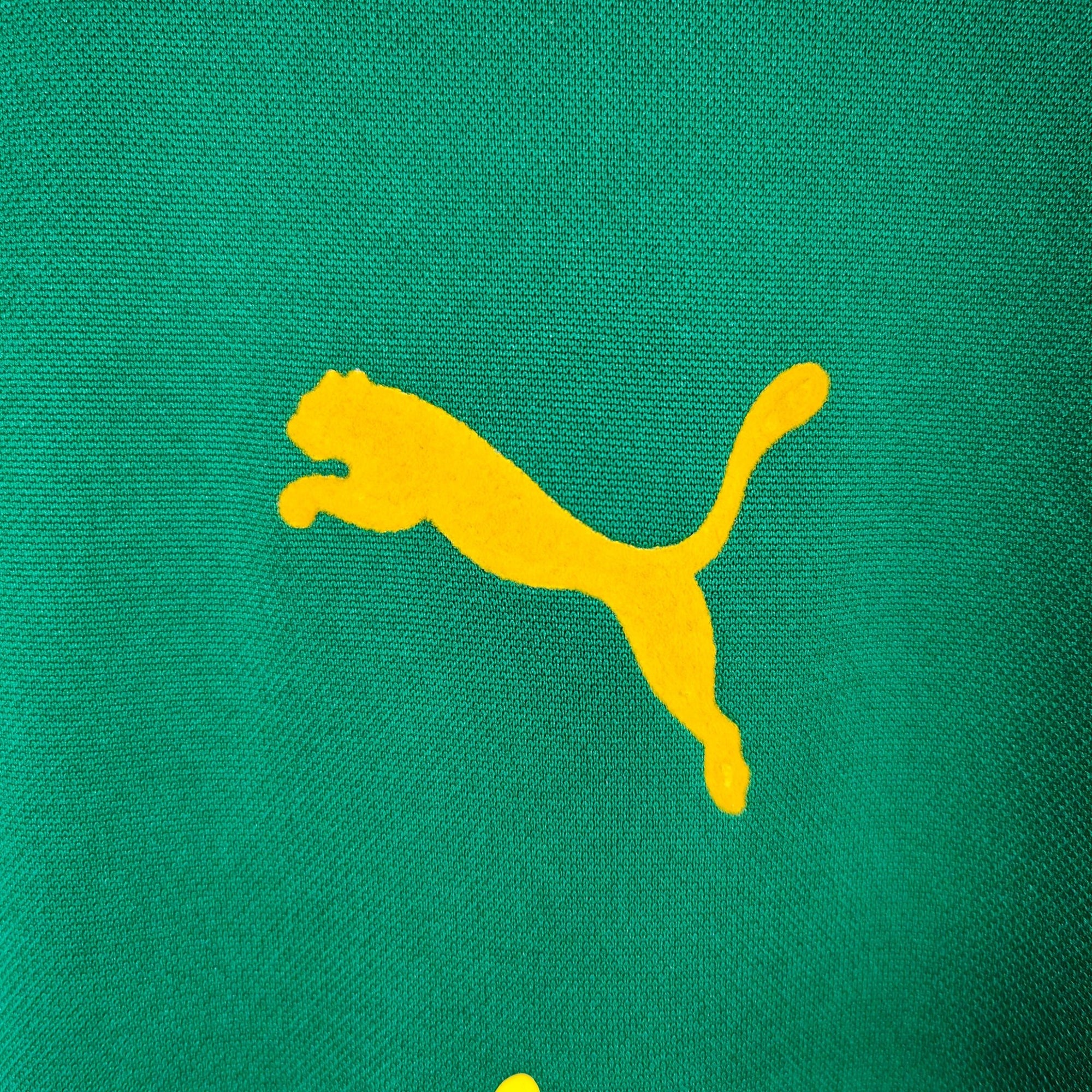 2004 - 06 Cameroon Home Shirt Eto&#39;o 9 - 9/10 - (XL) - Eternal Pitch