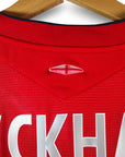 2004 - 06 England Away Shirt Beckham 7 - 7.5/10 - (M) - Eternal Pitch