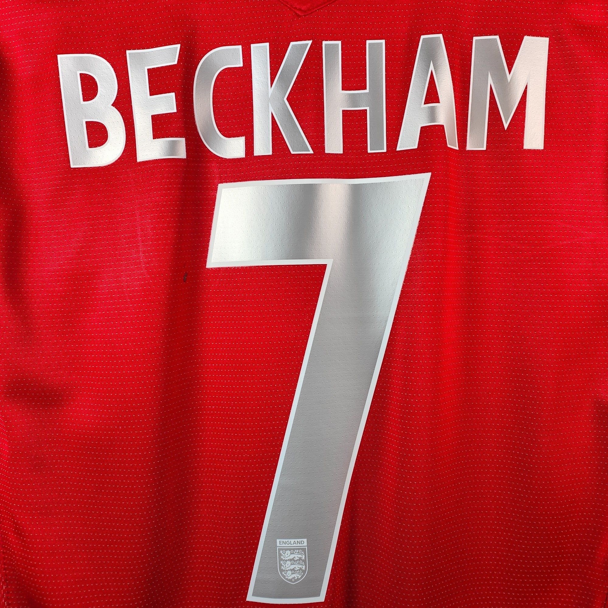 2004 - 06 England Away Shirt Beckham 7 - 7.5/10 - (M) - Eternal Pitch