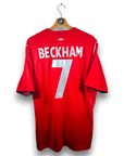 2004 - 06 England Away Shirt Beckham 7 - 7.5/10 - (XL) - Eternal Pitch