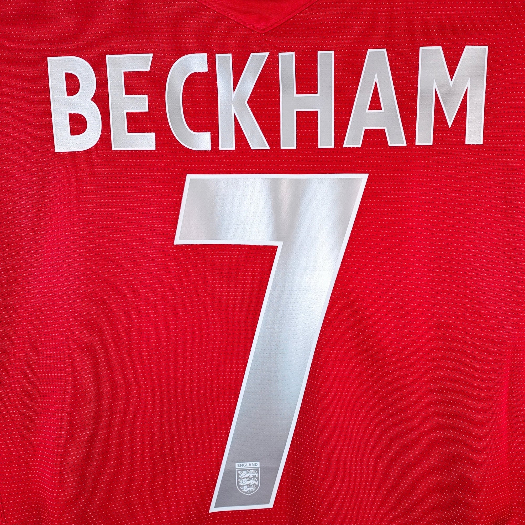 2004 - 06 England Away Shirt Beckham 7 - 8.5/10 - (L) - Eternal Pitch