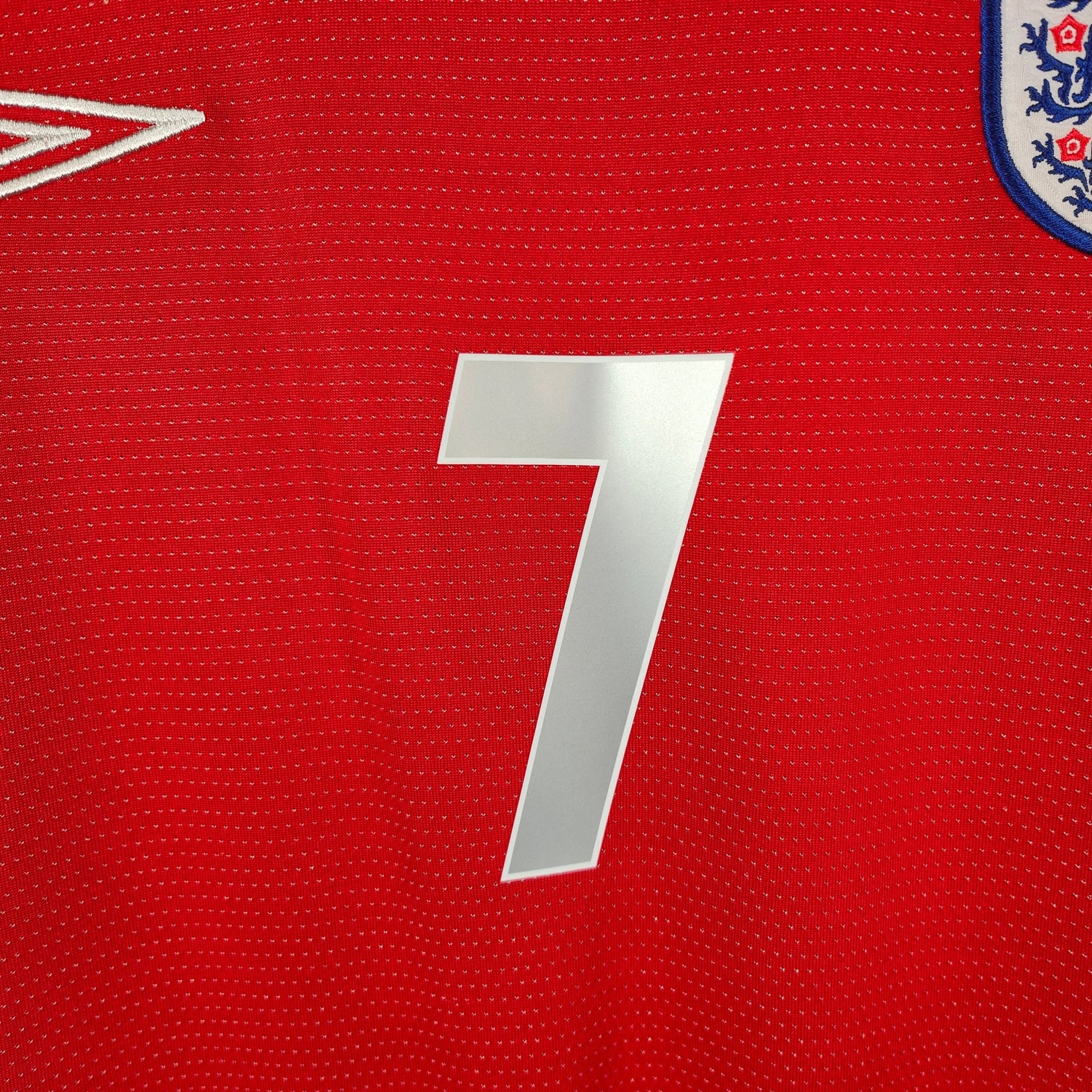 2004 - 06 England Away Shirt Beckham 7 - 8.5/10 - (L) - Eternal Pitch
