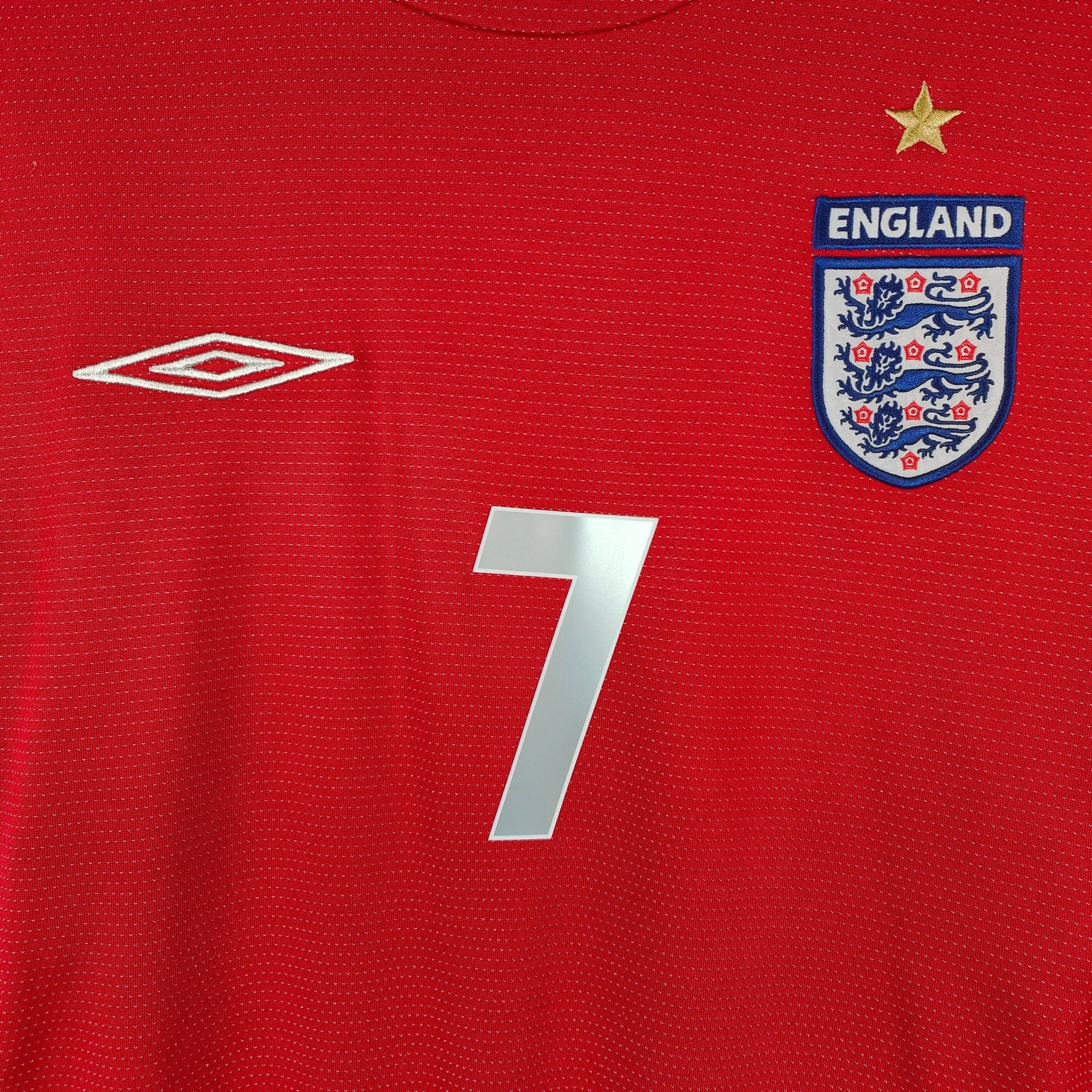 2004 - 06 England Away Shirt Beckham 7 - 8.5/10 - (L) - Eternal Pitch