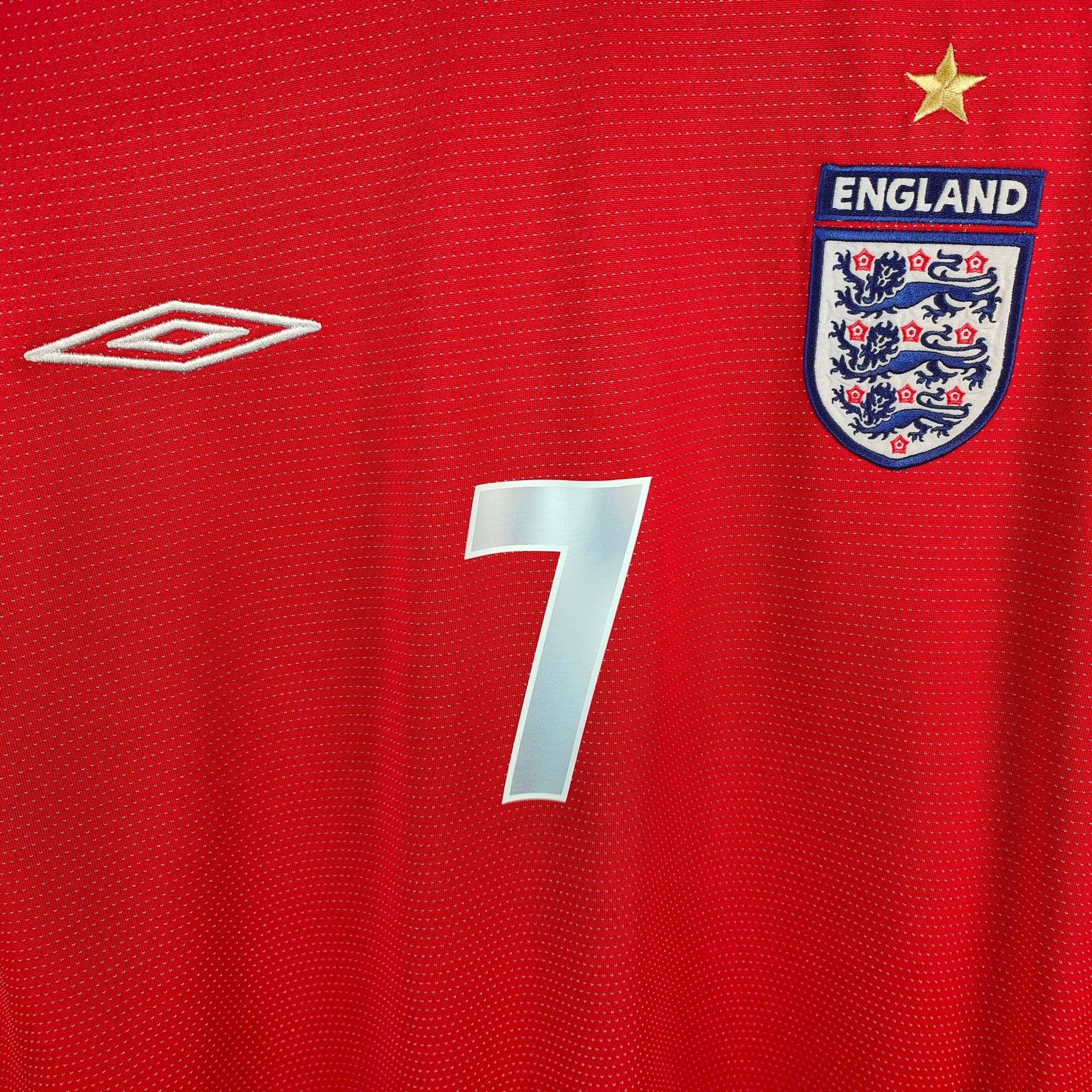 2004 - 06 England Away Shirt Beckham 7 - 8.5/10 - (XL) - Eternal Pitch