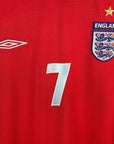 2004 - 06 England Away Shirt Beckham 7 - 8.5/10 - (XL) - Eternal Pitch