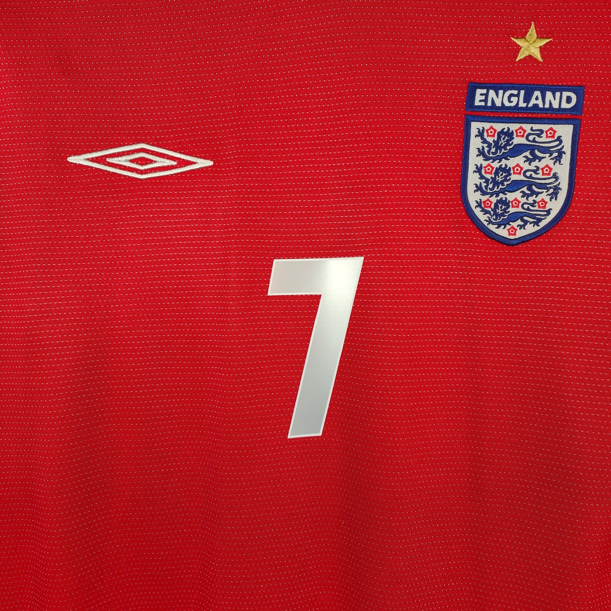 2004 - 06 England Away Shirt Beckham 7 - 9/10 - (L) - Eternal Pitch