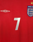 2004 - 06 England Away Shirt Beckham 7 - 9/10 - (L) - Eternal Pitch