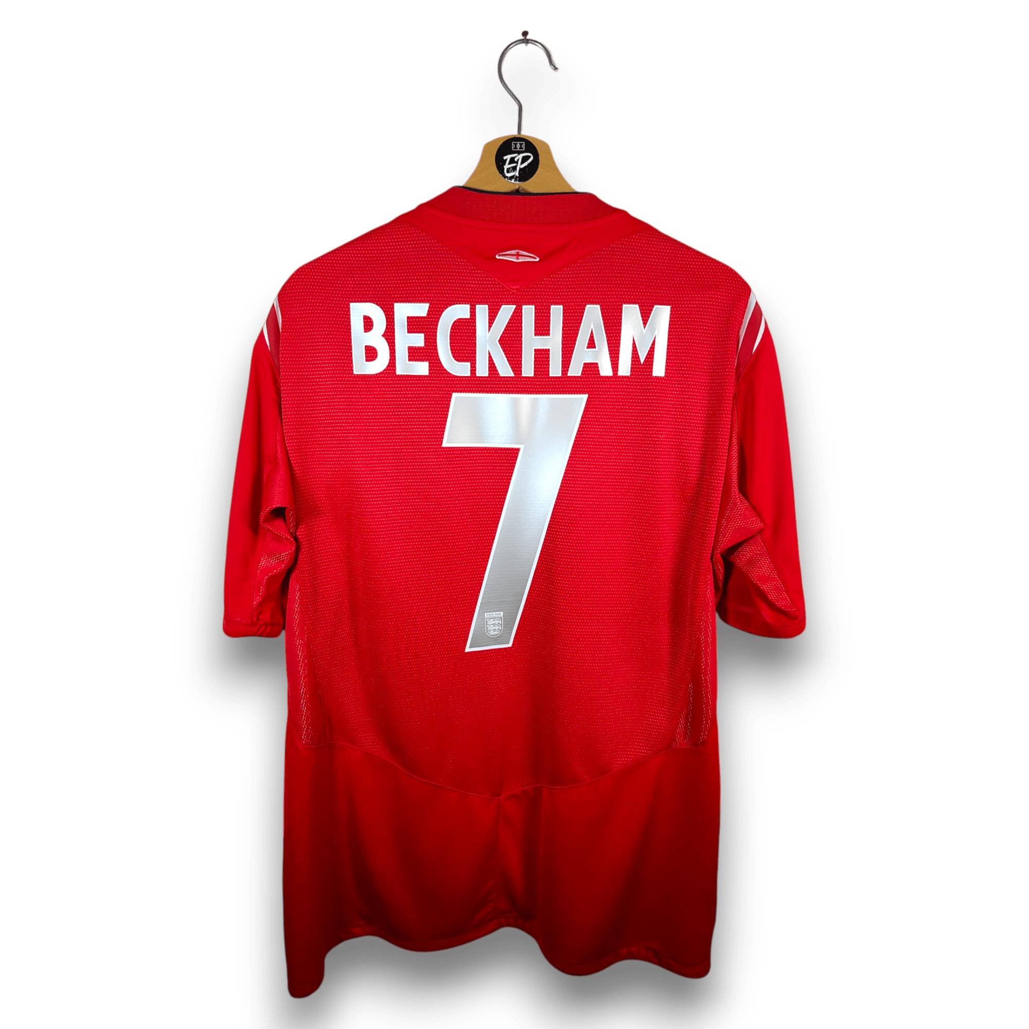 2004 - 06 England Away Shirt Beckham 7 - 9/10 - (L) - Eternal Pitch