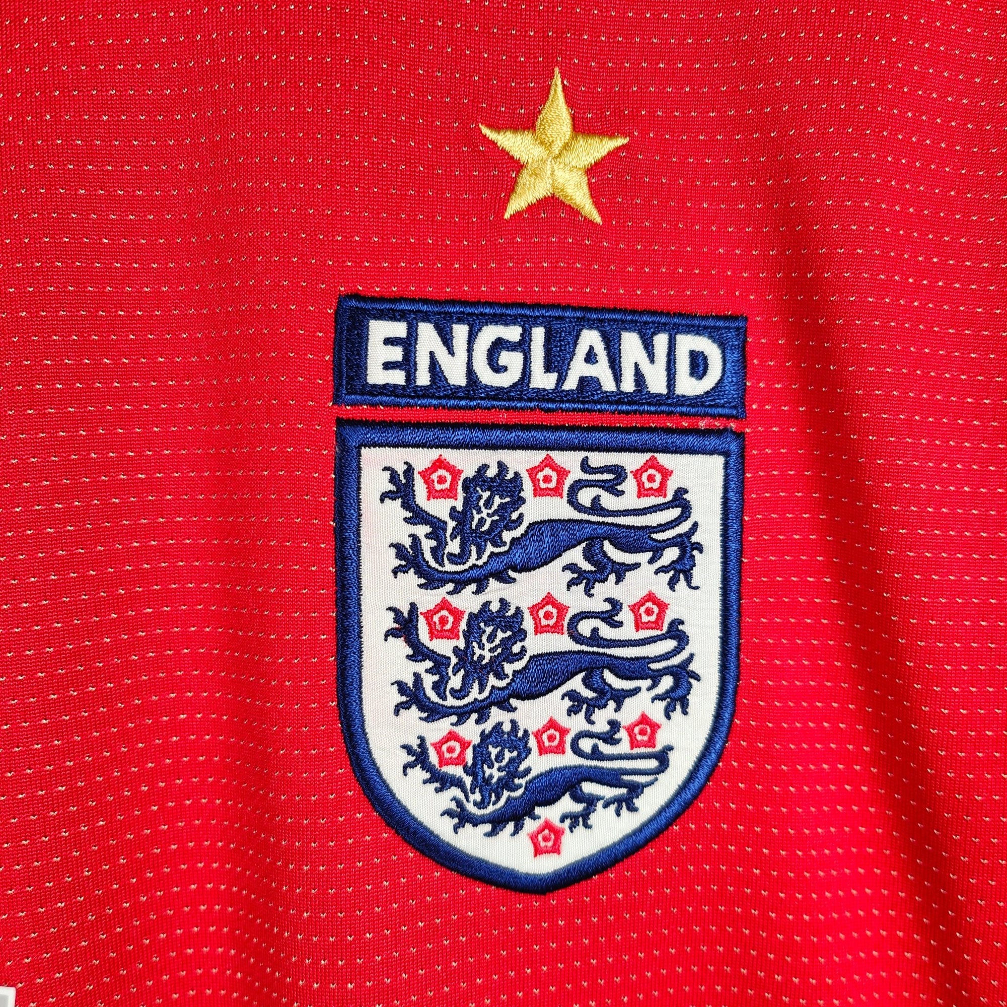 2004 - 06 England Away Shirt Beckham 7 - 9/10 - (XL) - Eternal Pitch