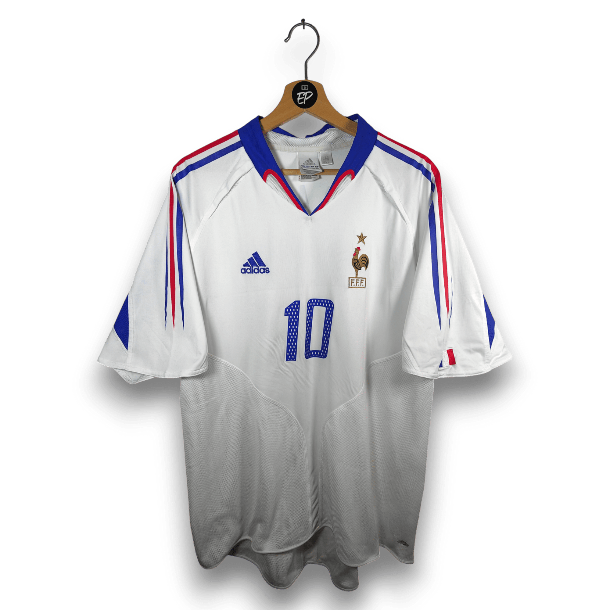 2004 - 06 France Away Shirt Zidane 10 - 8/10 - (XL) - Eternal Pitch