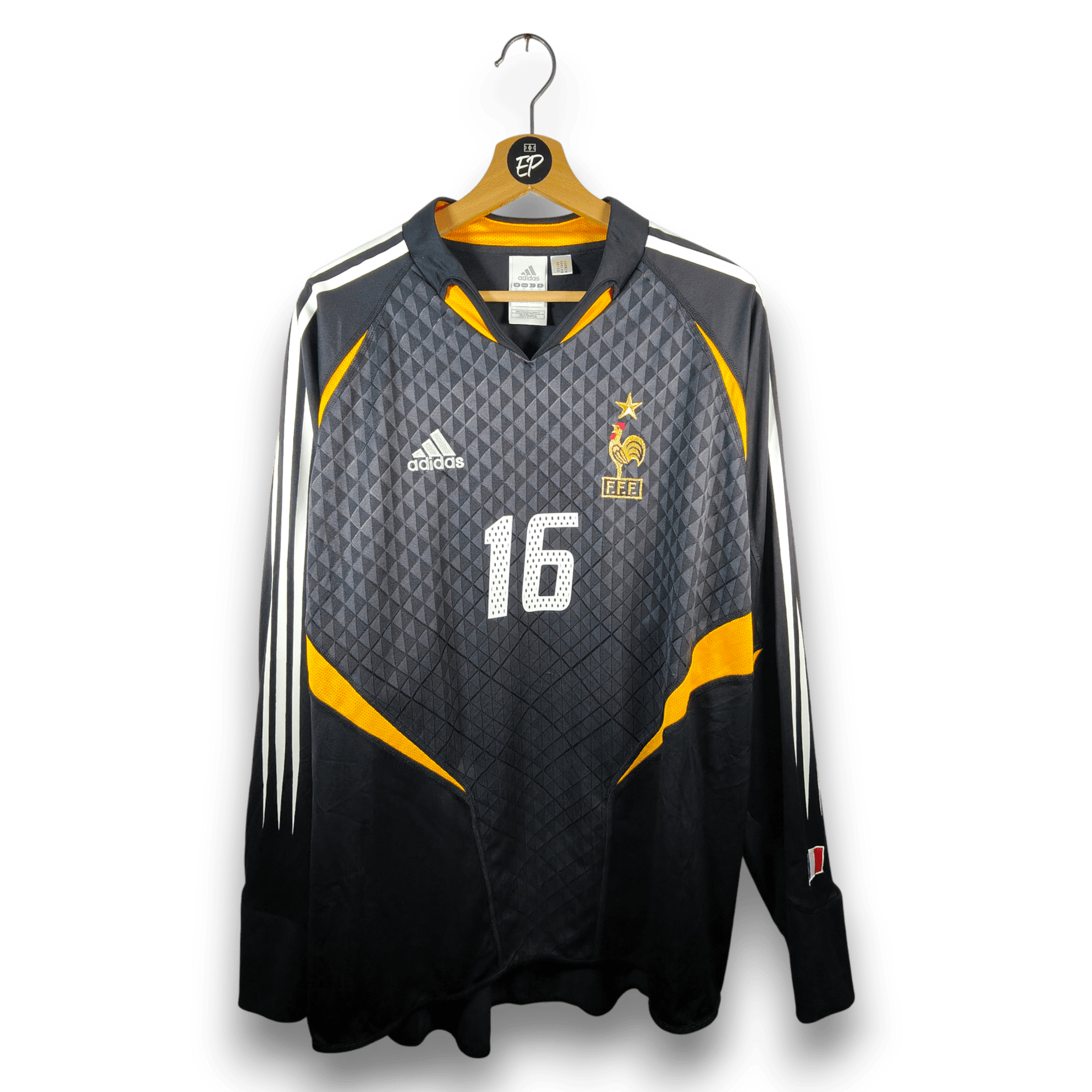 2004 - 06 France GK Shirt Barthez LS 16 - 9/10 - (XL) - Eternal Pitch