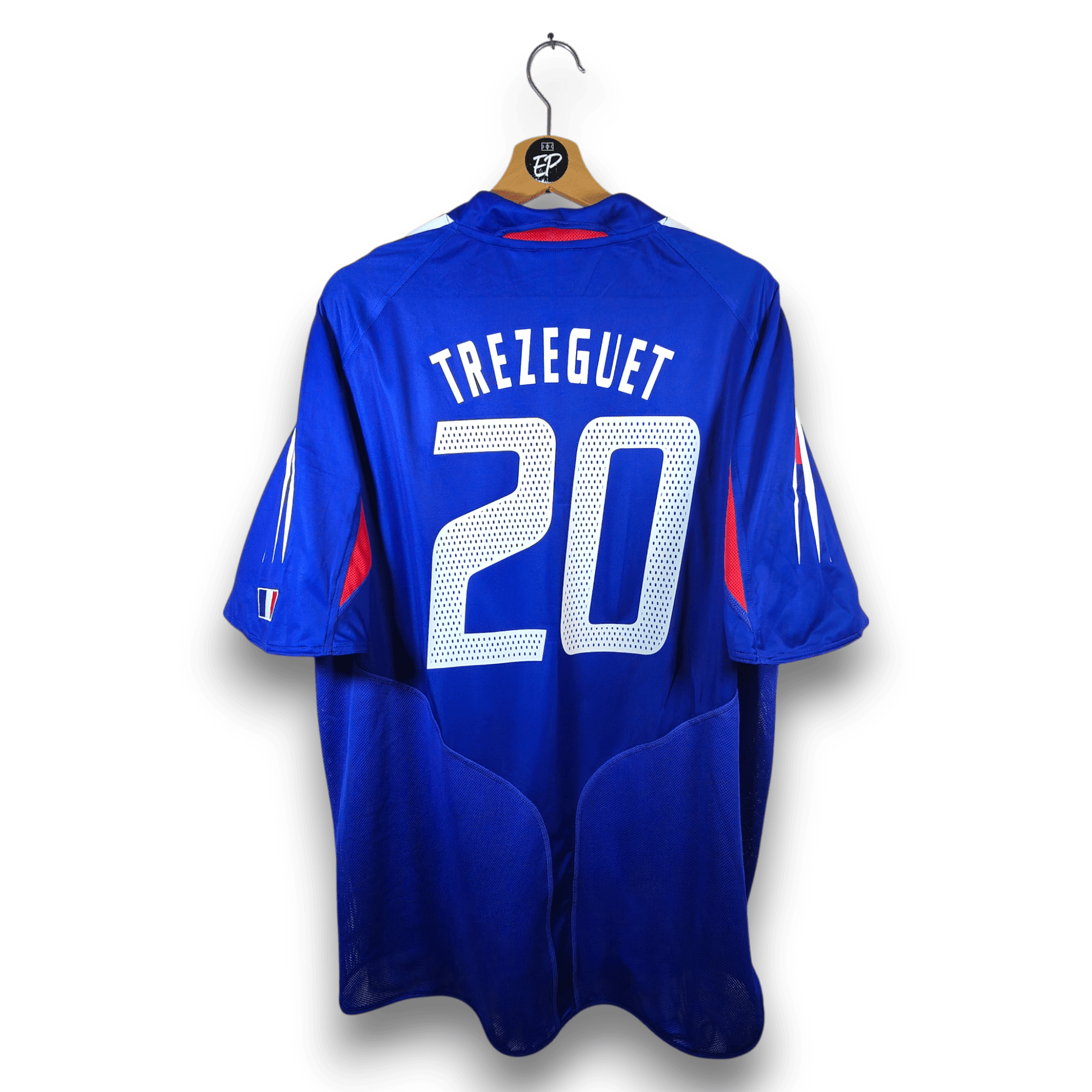 2004 - 06 France Home Shirt Trezeguet 20 - 9.5/10 - (XL) - Eternal Pitch