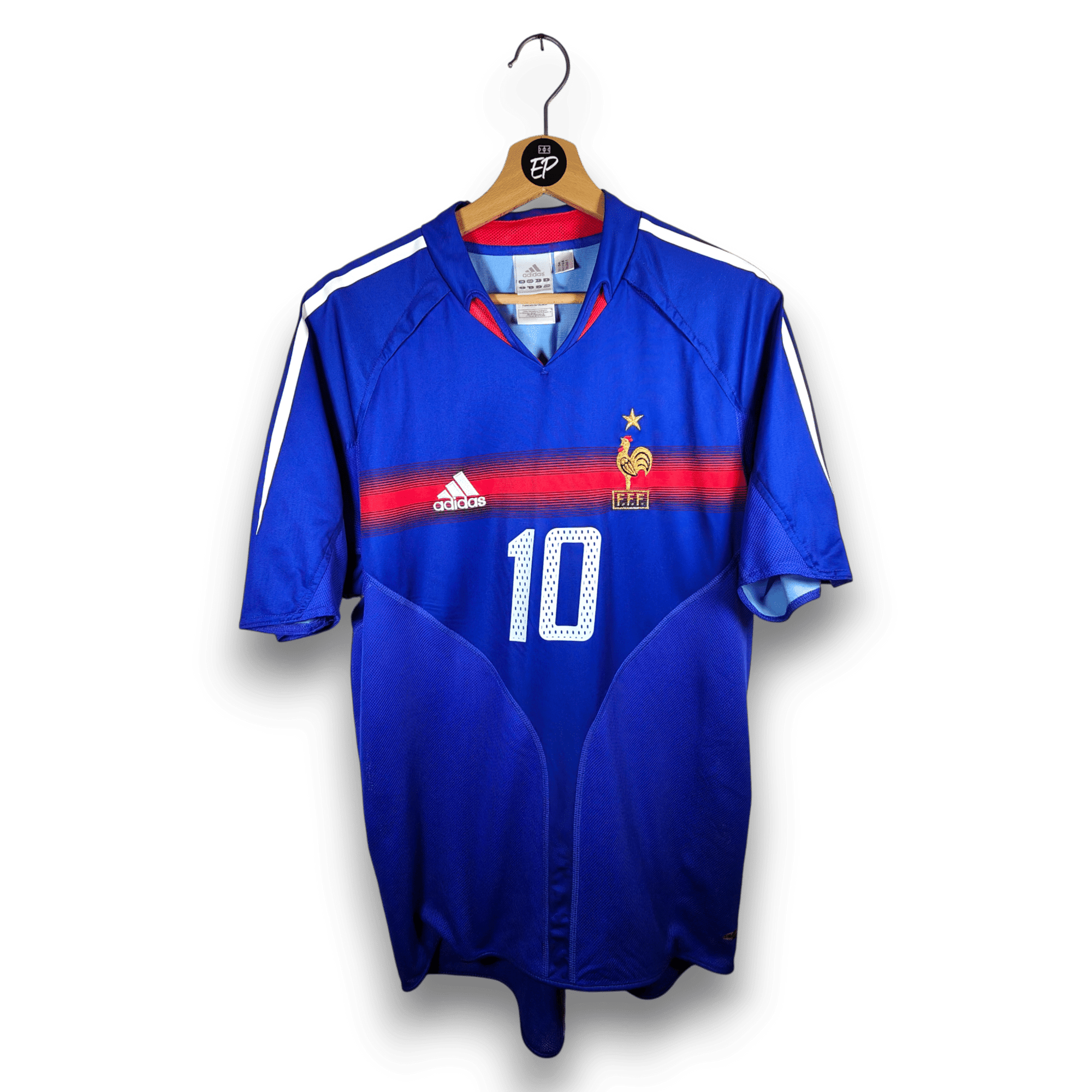 2004 - 06 France Home Shirt Zidane 10 - 9/10 - (M) - Eternal Pitch