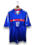 2004 - 06 France Home Shirt Zidane 10 - 9.5/10 - (L) - Eternal Pitch