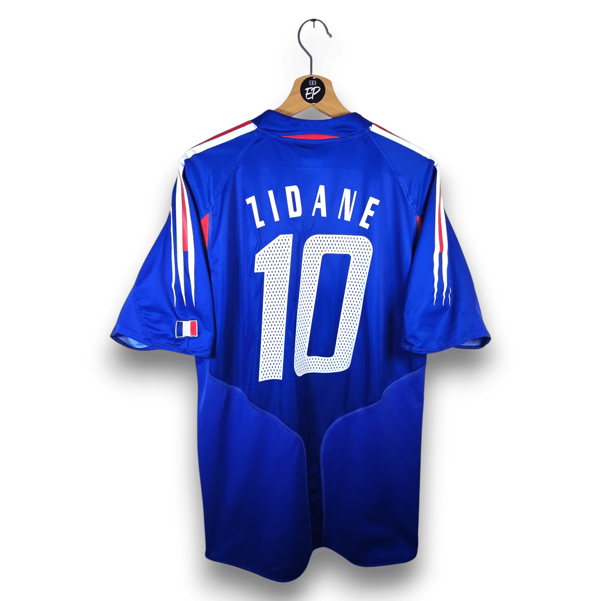 2004 - 06 France Home Shirt Zidane 10 - 9.5/10 - (L) - Eternal Pitch