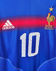 2004 - 06 France Home Shirt Zidane 10 - 9.5/10 - (L) - Eternal Pitch