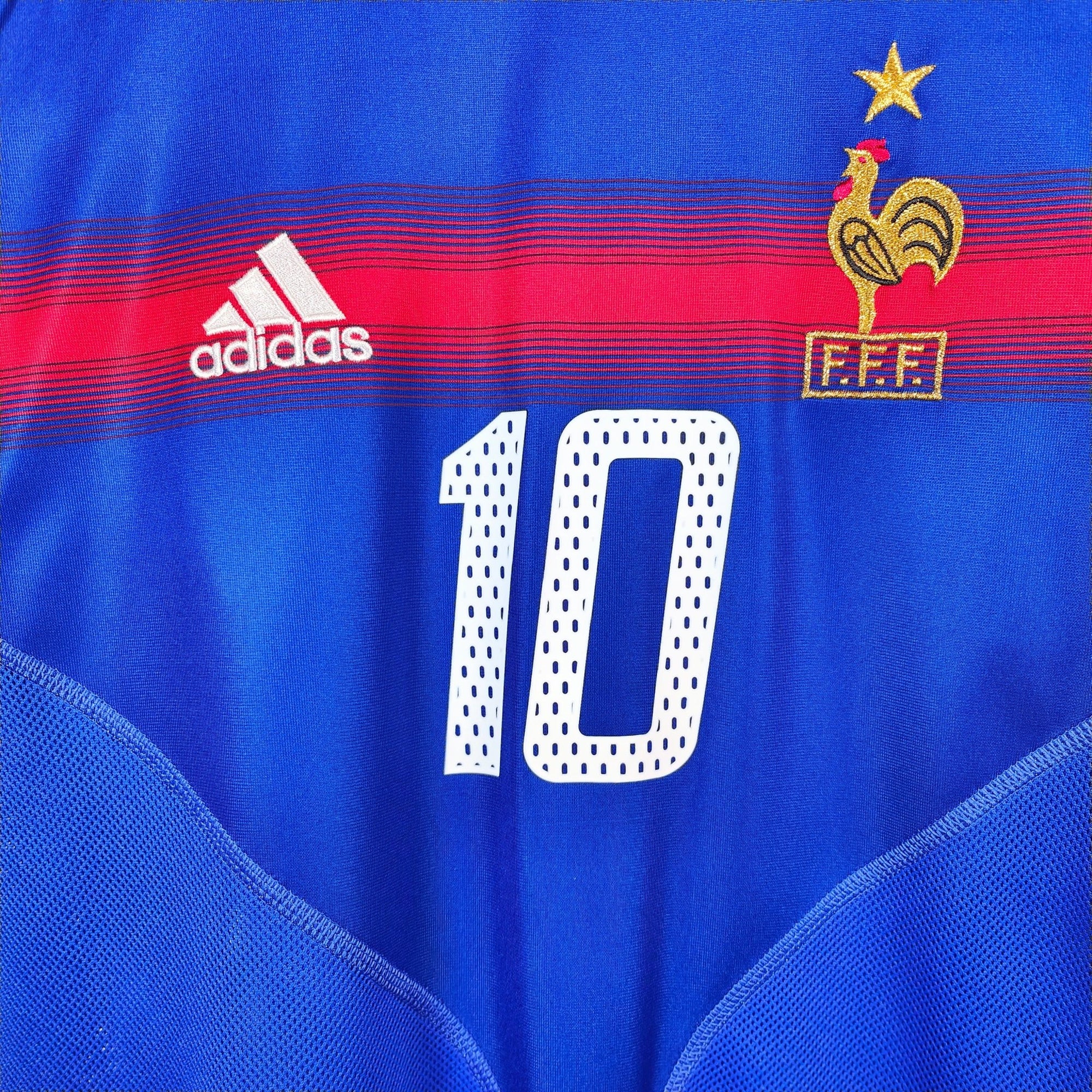 2004 - 06 France Home Shirt Zidane 10 - 9.5/10 - (M) - Eternal Pitch